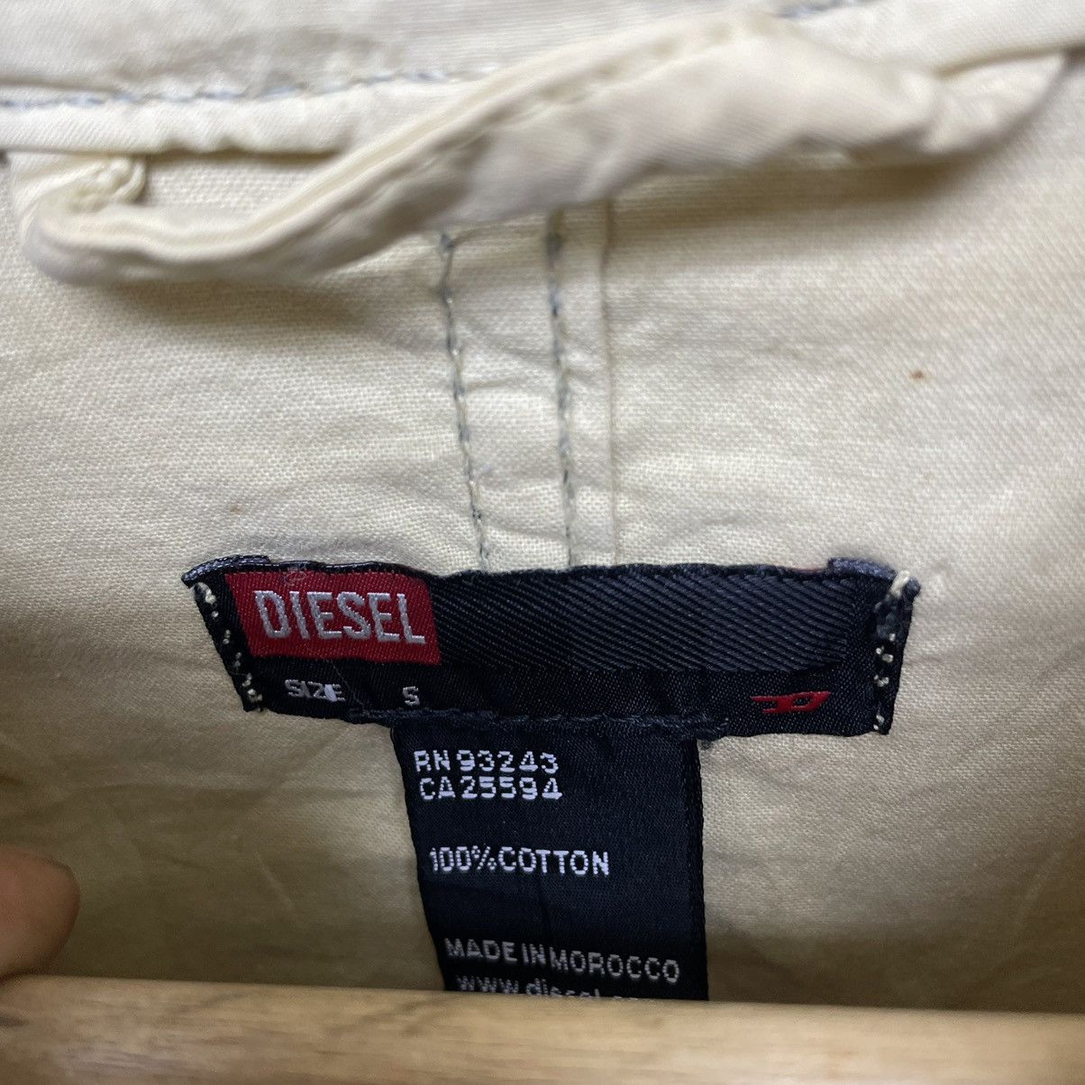 Designer × Diesel × Other Vintage Diesel Dual Pocket Jacket Size M / US 6-8 / IT 42-44 - 3 Thumbnail