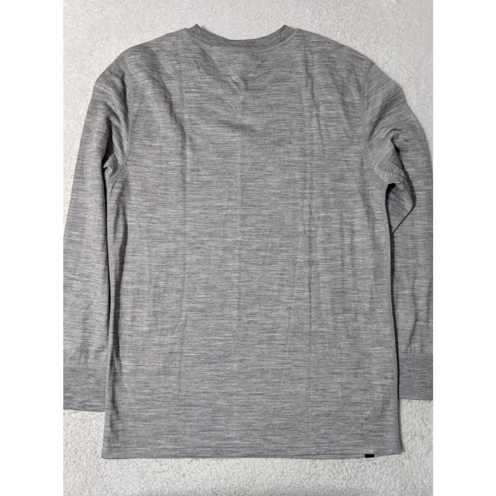 Pajar PAJAR T-Shirt Mens Large Crew Long Sleeve Grey Merino Wool Blend Thermal All Seasons Size US L / EU 52-54 / 3 - 8 Thumbnail