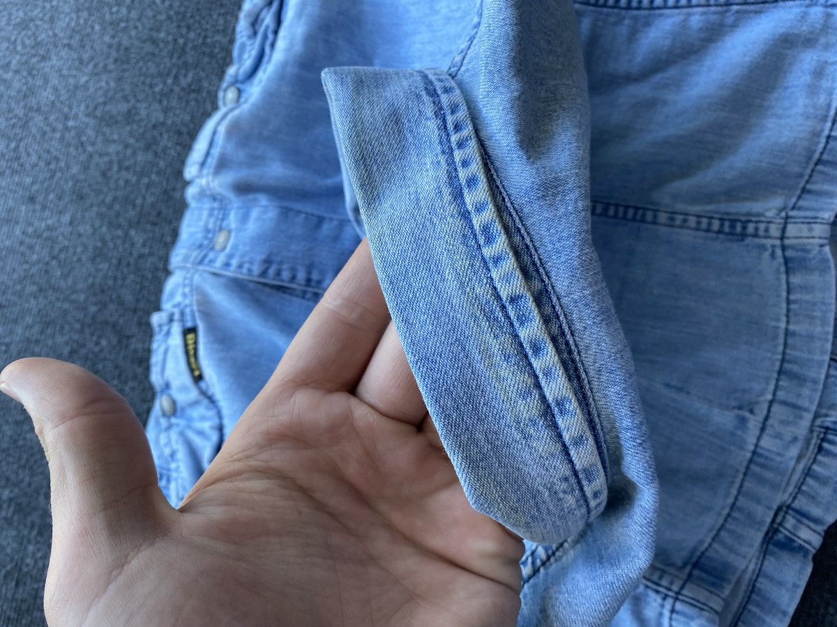 Diesel 🔥90s Diesel Tank top Shirt button up denim rare goth emo Size L / US 10 / IT 46 - 8 Thumbnail