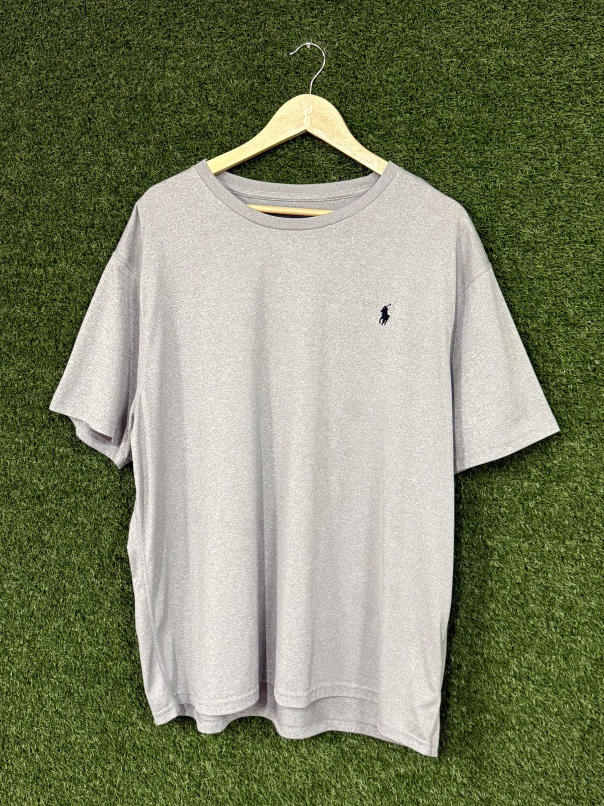 Polo Ralph Lauren Polo Ralph Lauren Luxury Grey Logo T Shirt 2XL XXL Athletic Size US XXL / EU 58 / 5 - 2 Thumbnail
