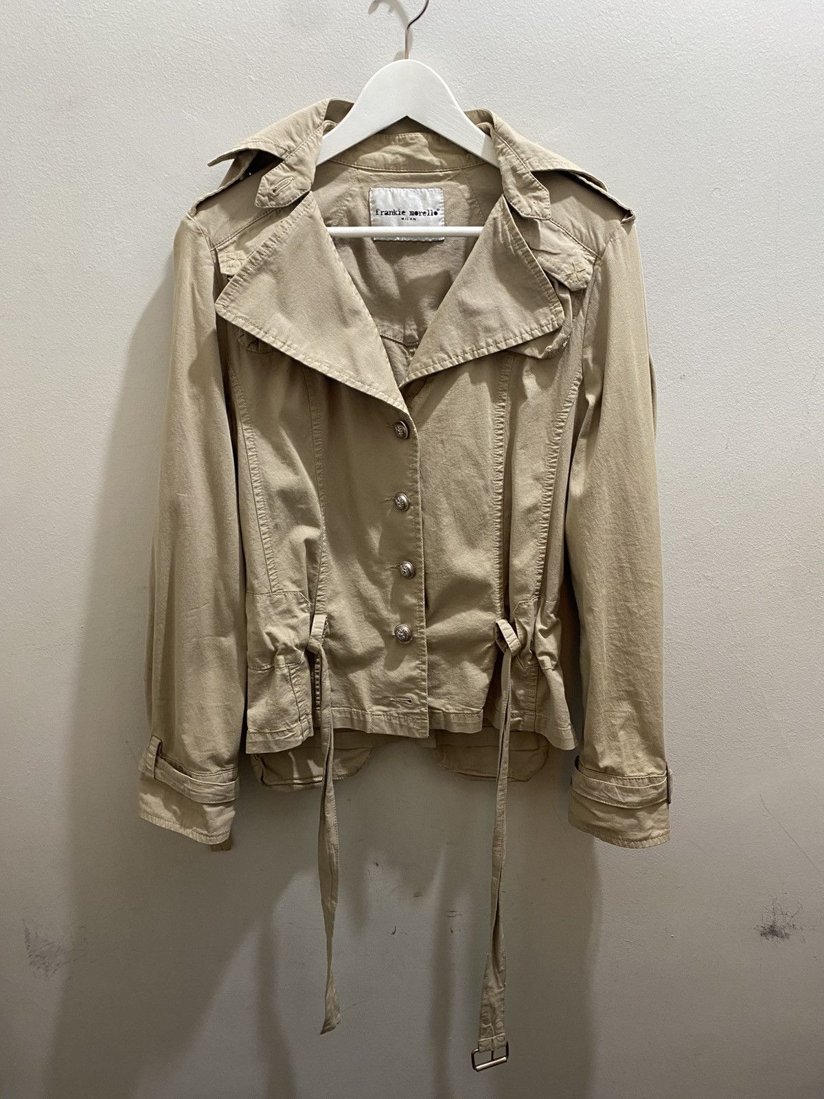 Frankie Morello FRANKIE MORELLO COTTON JACKET KHAKI Size M / US 6-8 / IT 42-44 - 1 Thumbnail