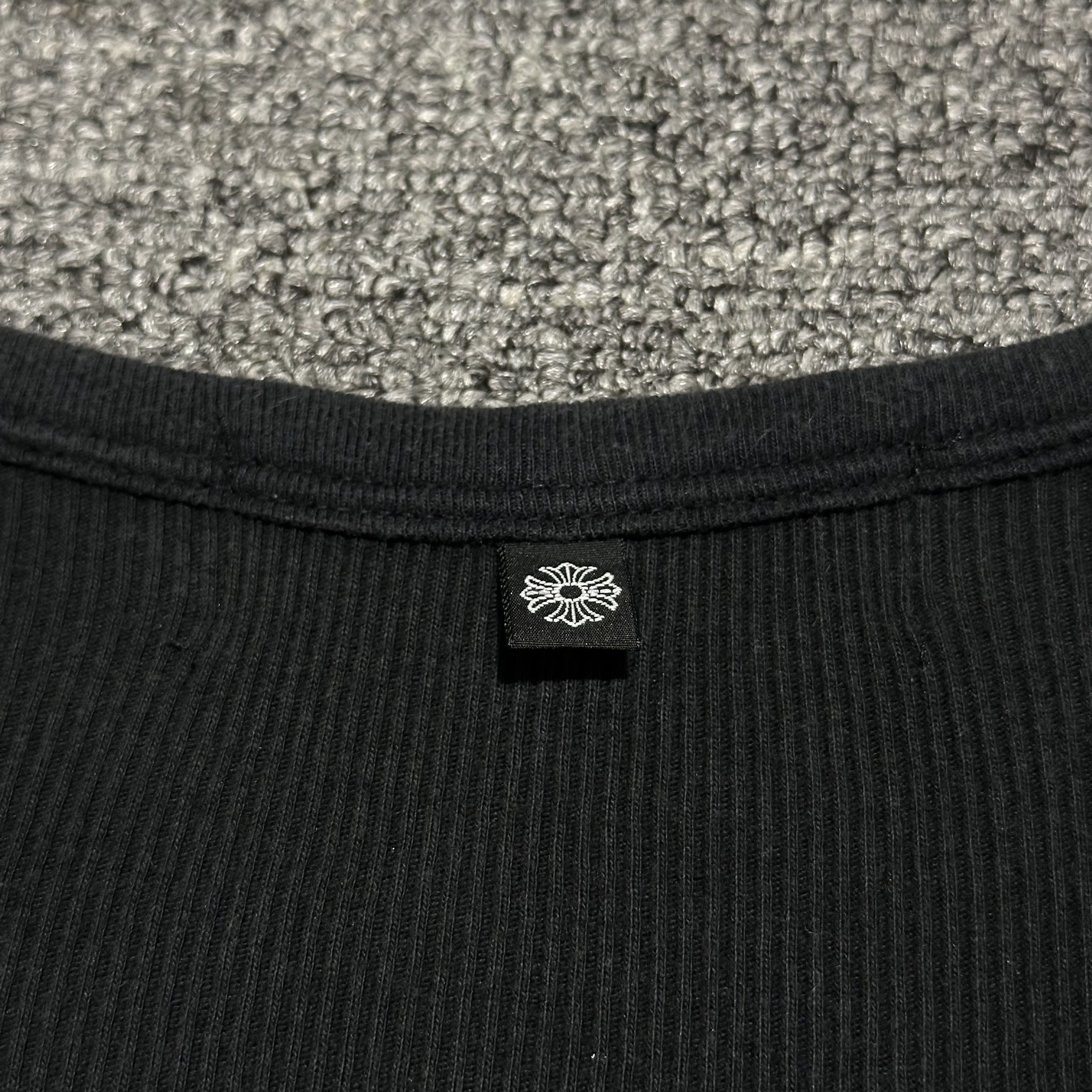 Chrome Hearts Chrome Hearts Black Underwear Plain Stretch Basic Tees Size US S / EU 44-46 / 1 - 4 Thumbnail