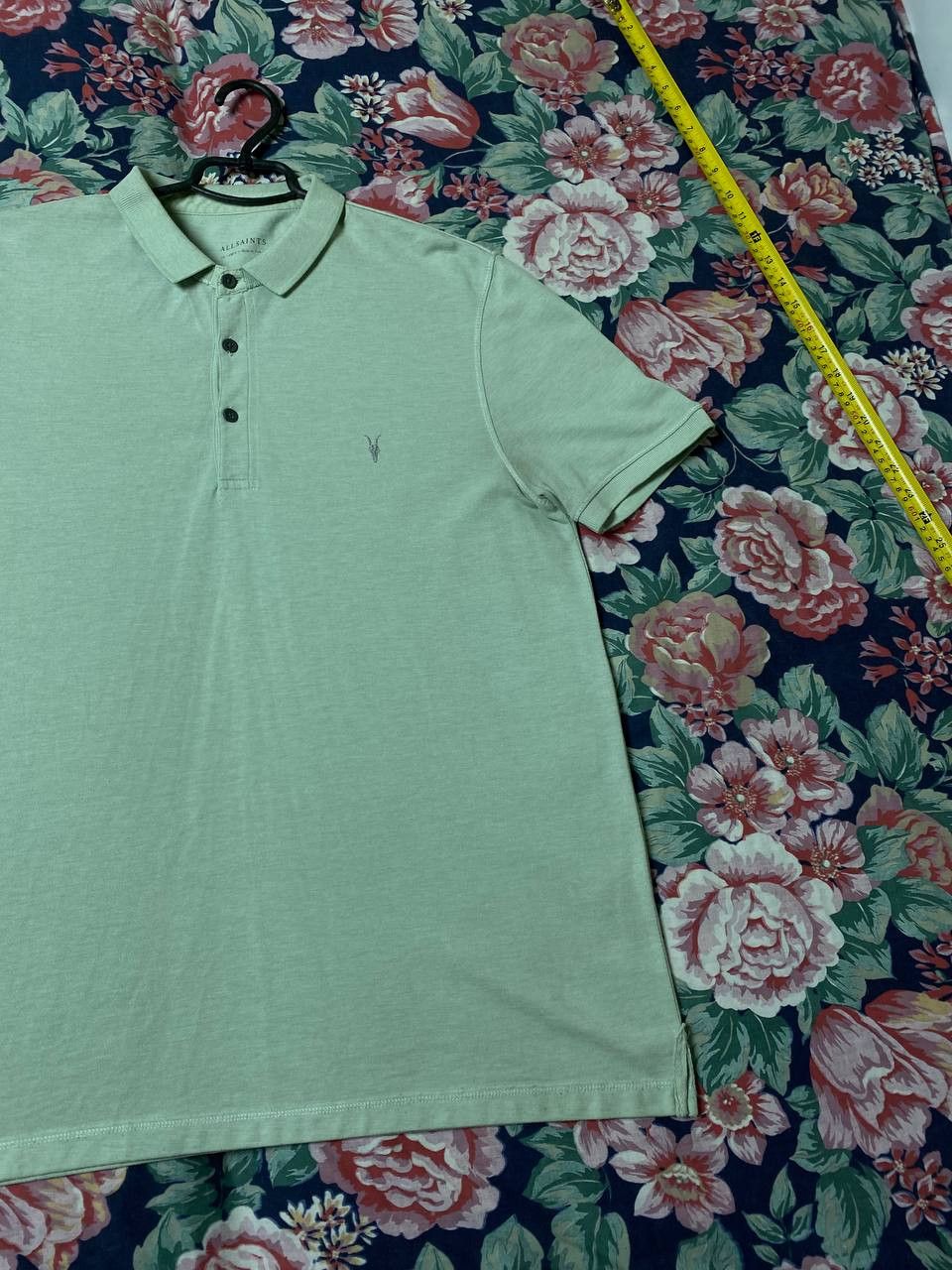Allsaints × Japanese Brand Allsaints Luxury Streetwear Polo Tee Size US XXL / EU 58 / 5 - 6 Thumbnail