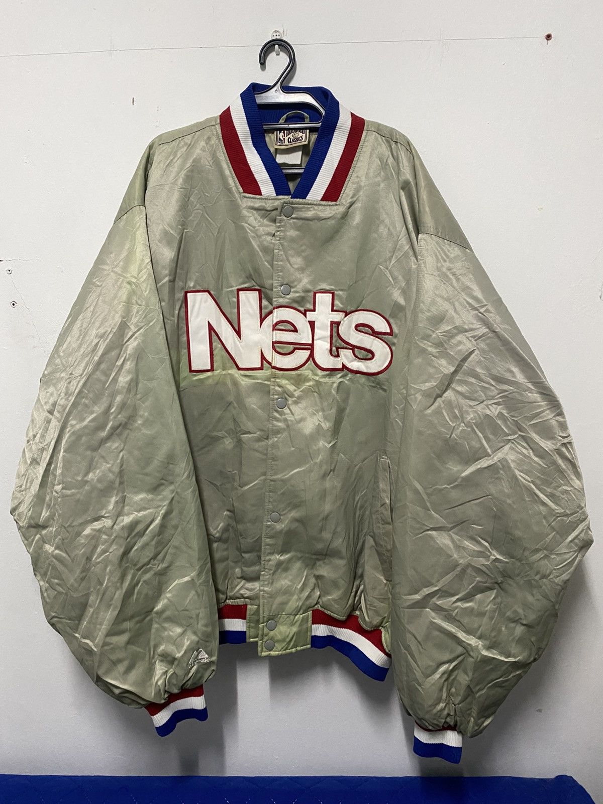 Other VTG 90s NEW JERSEY NETS BROOKLYN NBA STARTER Size US XL / EU 56 / 4 - 1 Thumbnail