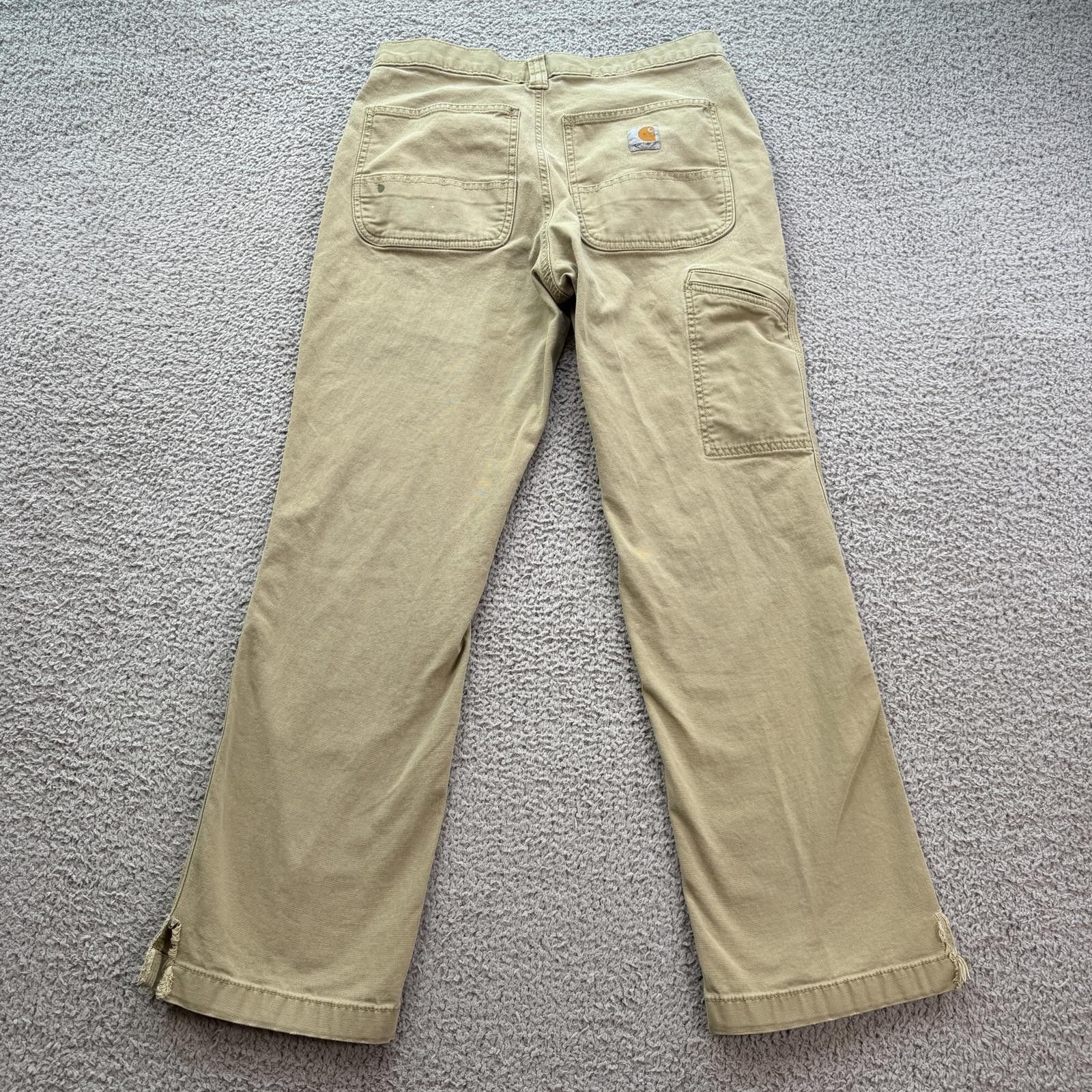 Carhartt Carhartt Relaxed Fit Work Pants Khaki 31x30 Work Carpenter Size US 31 - 2 Thumbnail