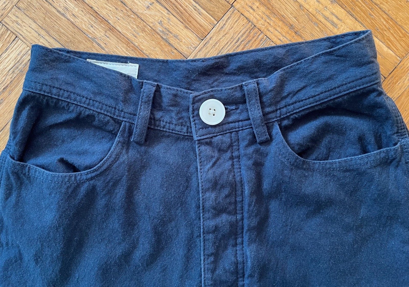 Ron Herman RHLA Navy Blue Work Pants Size 25" / US 0 / IT 36 - 2 Thumbnail