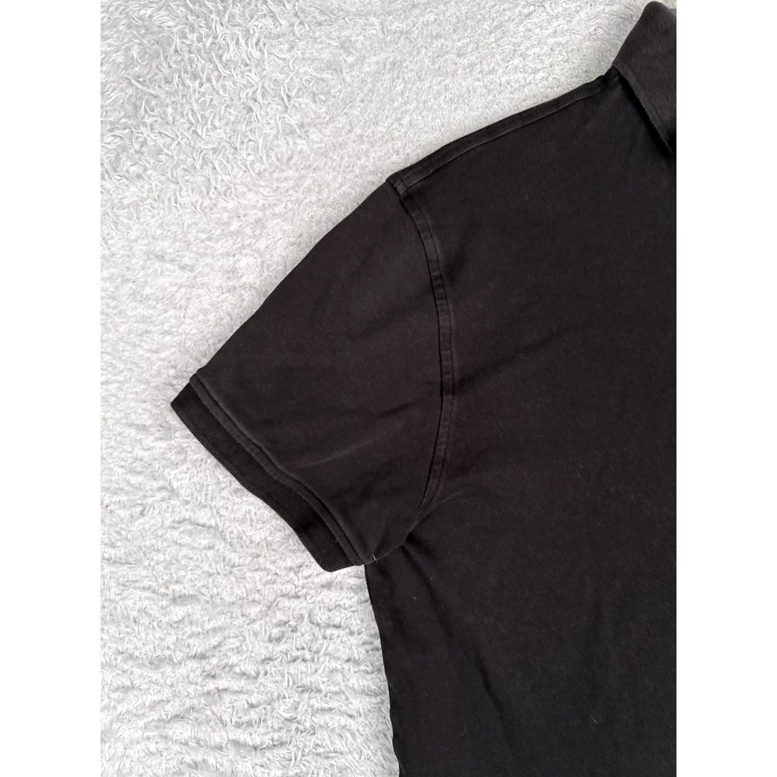 Tommy Hilfiger Tommy Hilfiger Polo Shirt Mens M Black Cotton Custom Fit Logo Casual Knit Size US M / EU 48-50 / 2 - 3 Thumbnail