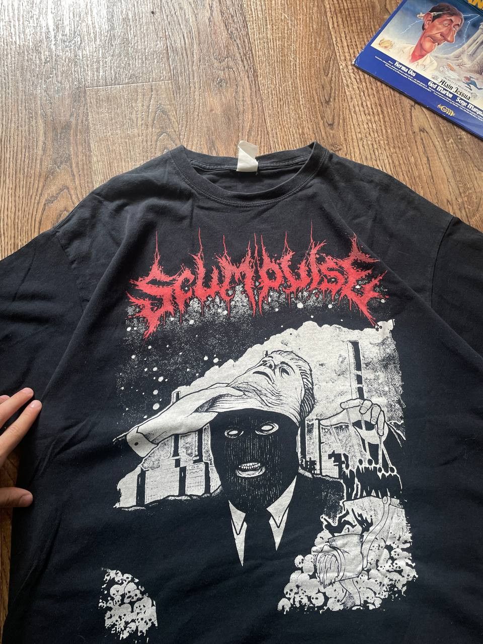 Band Tees Vintage 90s scary face skulls distressed t shirt Size US XL / EU 56 / 4 - 3 Thumbnail