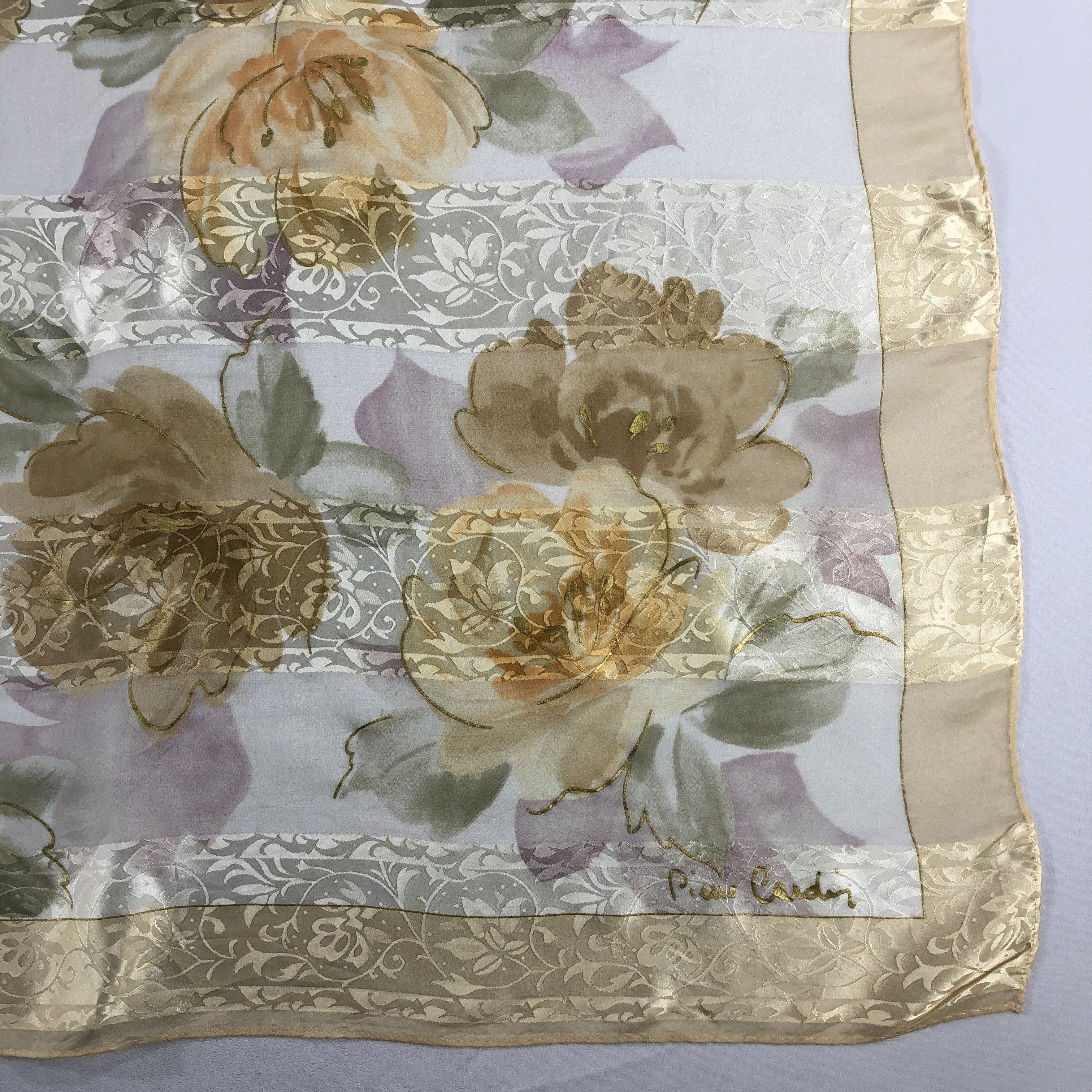 Pierre Cardin × Vintage Vintage Pierre cardin Silk Scarf Size ONE SIZE - 4 Thumbnail