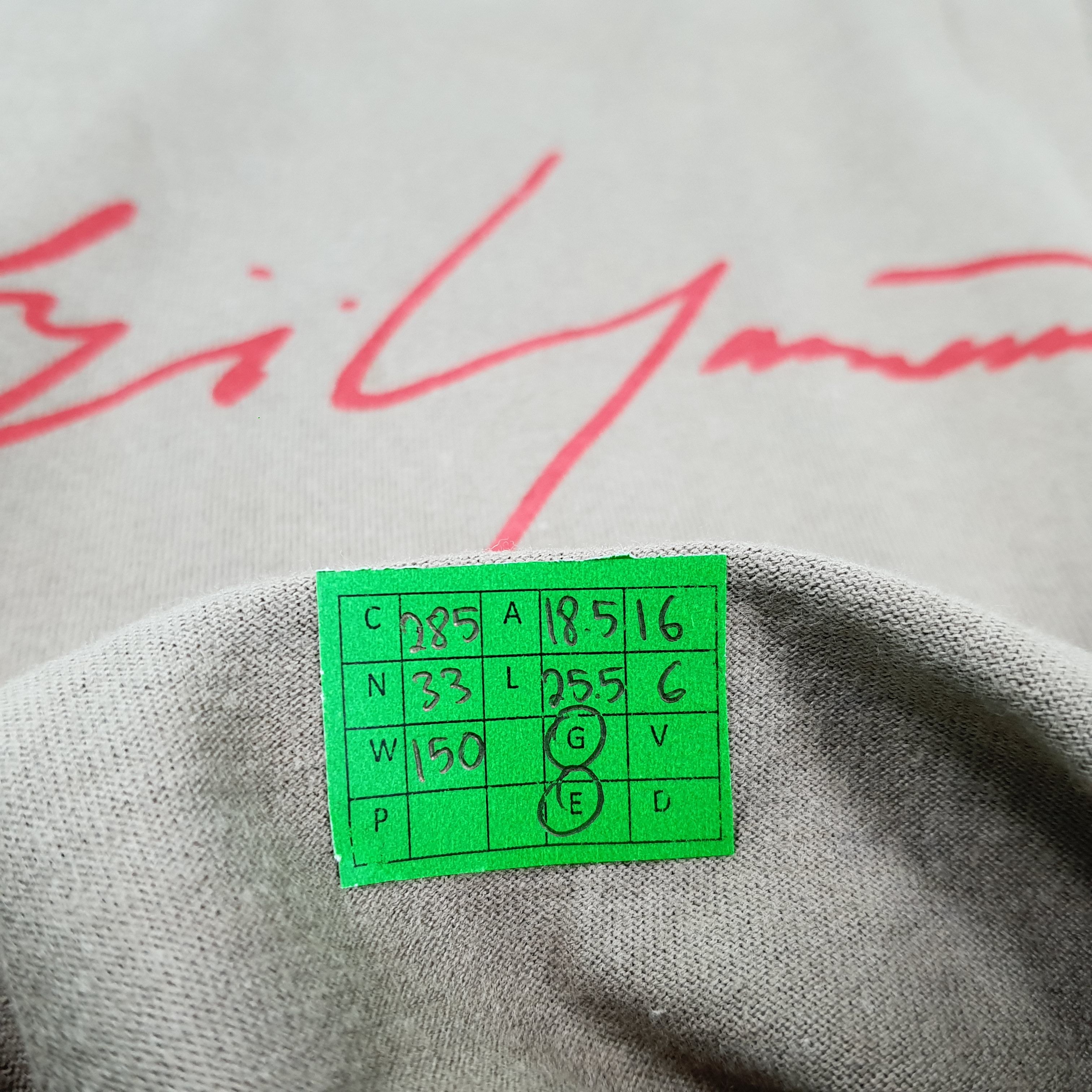 Yohji Yamamoto Vintage Yohji Yamamoto Urban A.A.R Designer Tshirt C285N33 Size US S / EU 44-46 / 1 - 8 Thumbnail