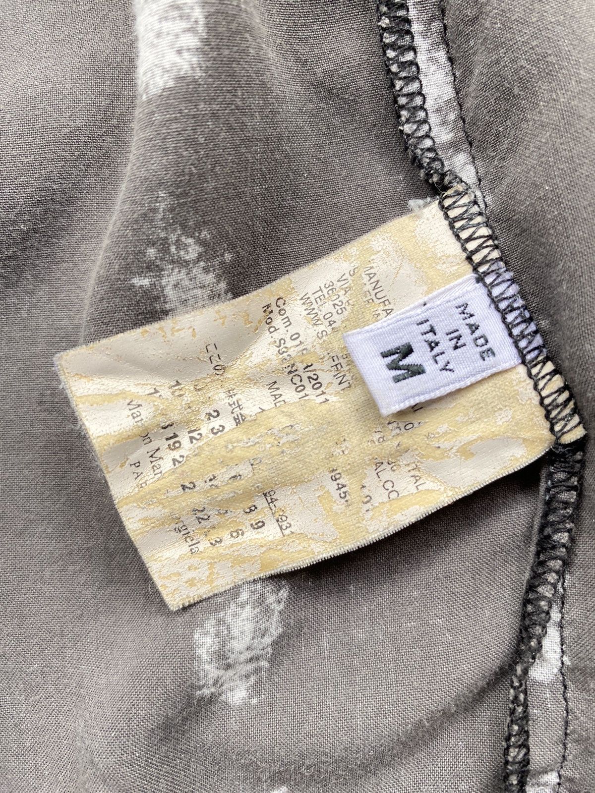 Maison Margiela MM6 Maison Margiela Blue/Grey Square T-Shirt Size M / US 6-8 / IT 42-44 - 8 Thumbnail