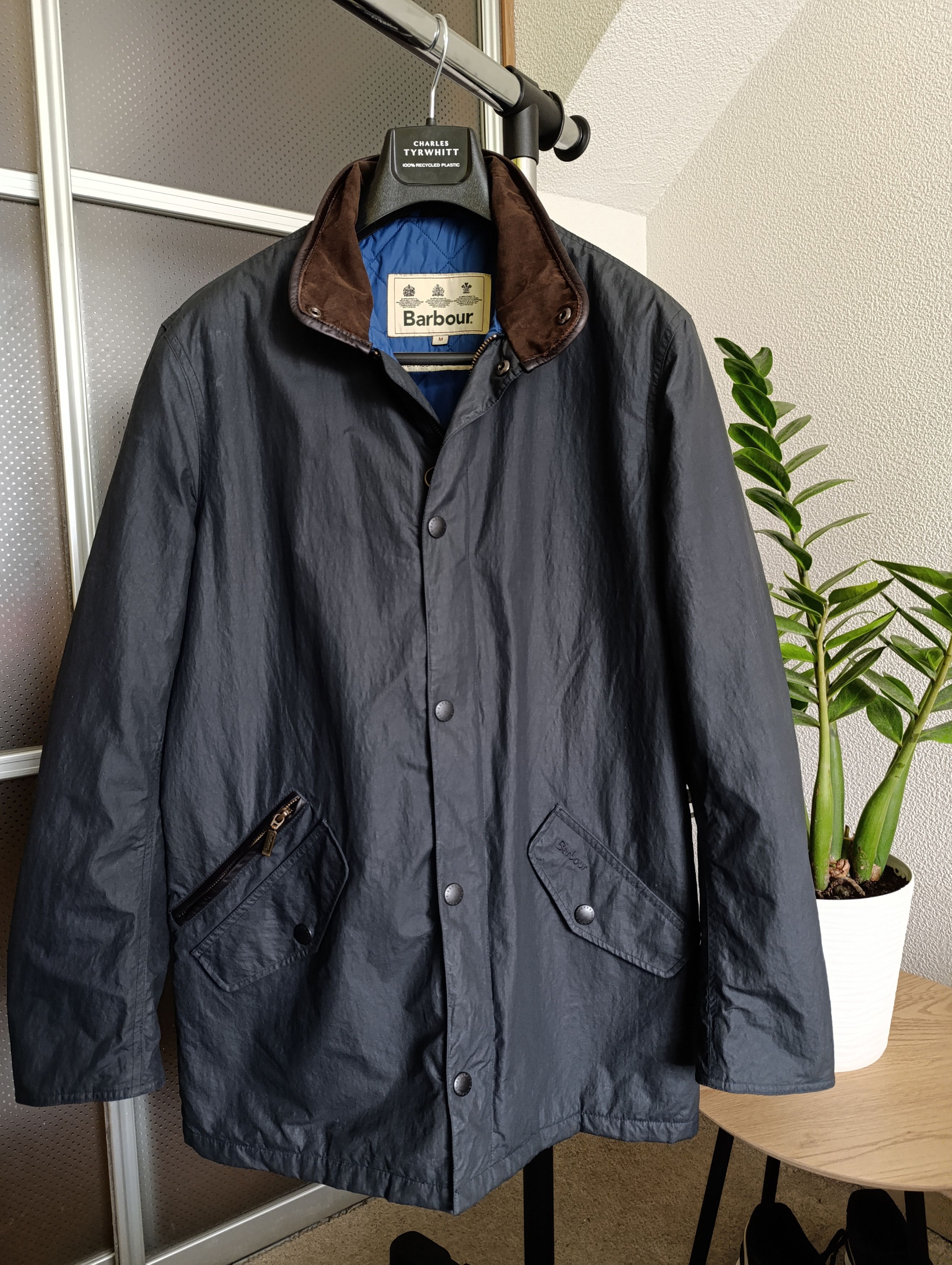 Barbour store Men’s Black Heavy Waterproof and Breathable Bomber Style Coat size XXL