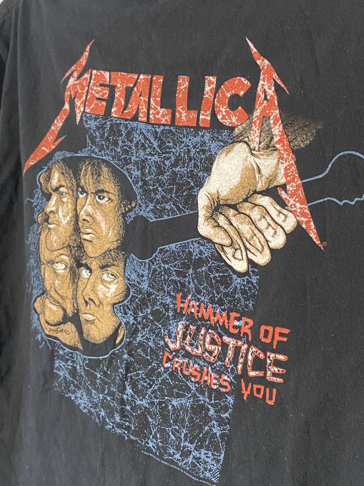Metallica × Vintage Vintage Metallica And Justice For All Rock T-shirt 2006 Size US M / EU 48-50 / 2 - 7 Thumbnail