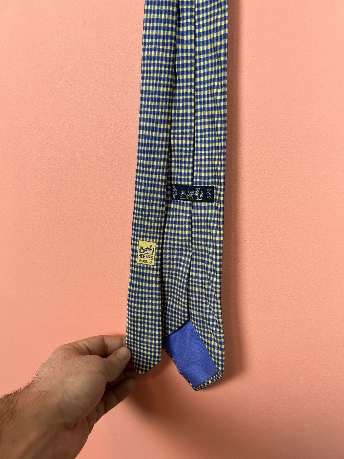 Hermes Hermes Italy vintage vtg rare tie silk luxury Size ONE SIZE - 3 Thumbnail