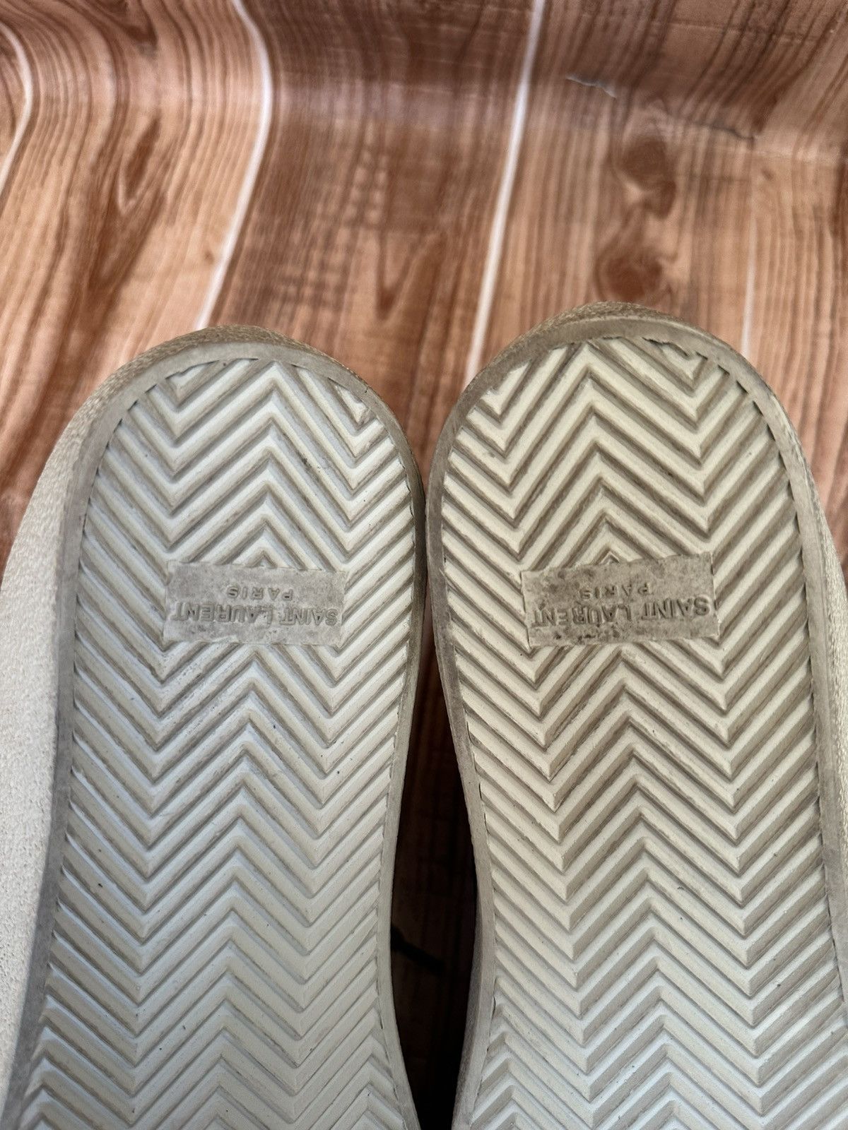 Saint Laurent Paris Saint Laurent HEDI SLI Court Classic Low-Top Suede Trainers Size US 12 / EU 45 - 18 Thumbnail