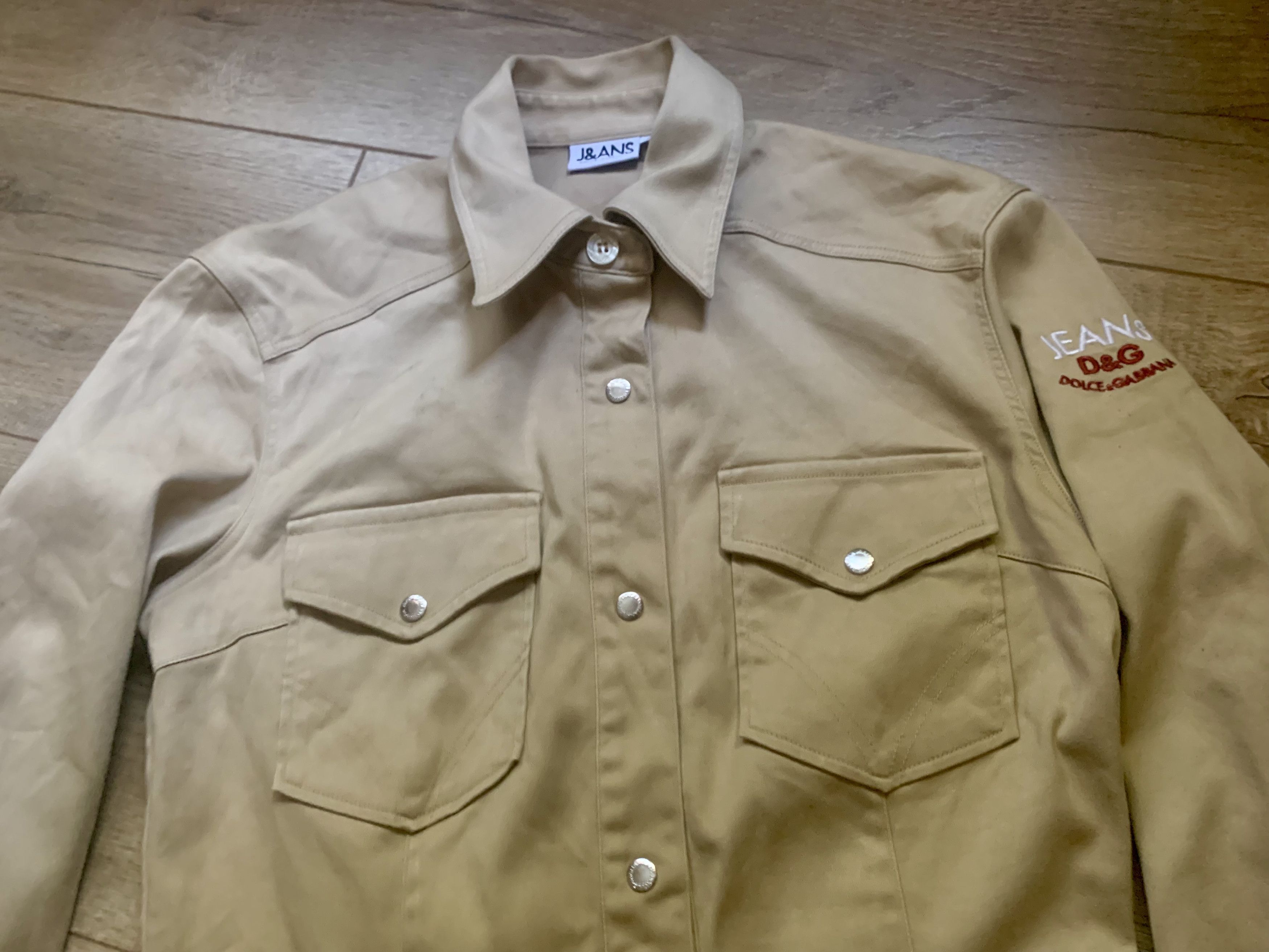 Dolce & Gabbana Vintage Dolce&Gabbana Military Style Shirt Overshirt.XS Size XS / US 0-2 / IT 36-38 - 2 Thumbnail