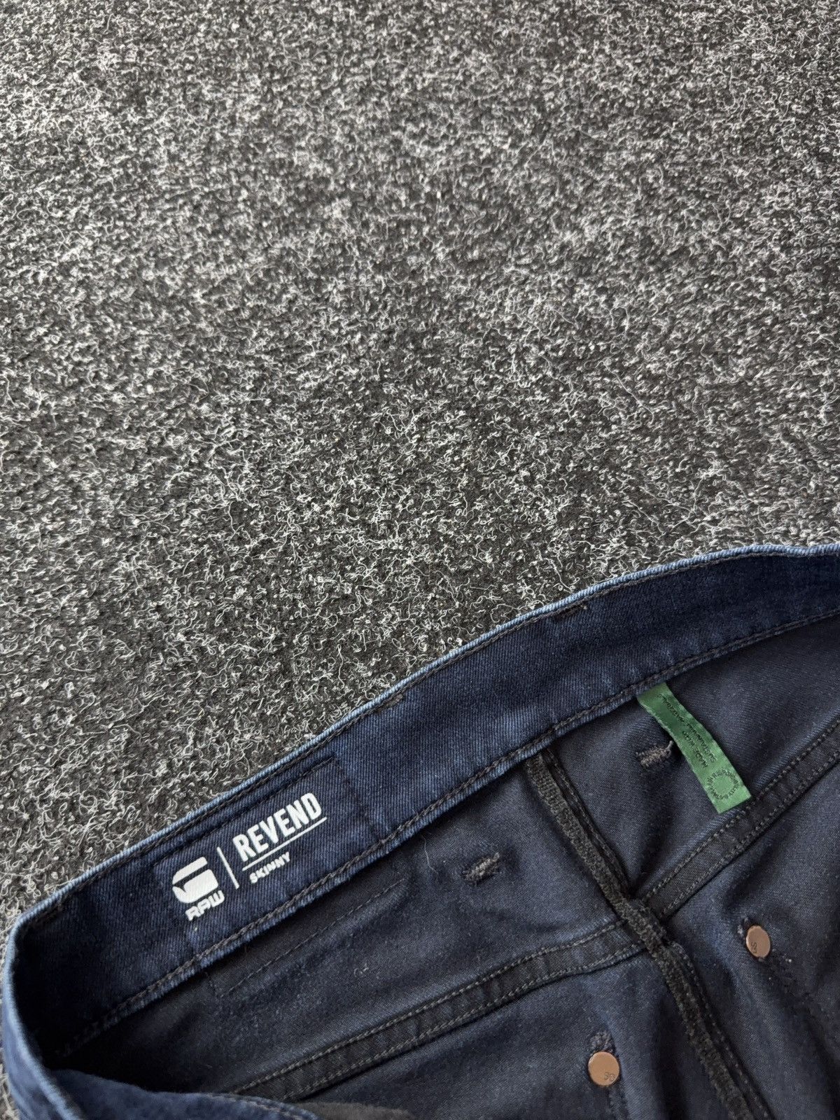 G-Star 00s Y2K G Star Revend Skinny Denim Jeans Dark Wash W28 Size US 28 / EU 44 - 10 Thumbnail