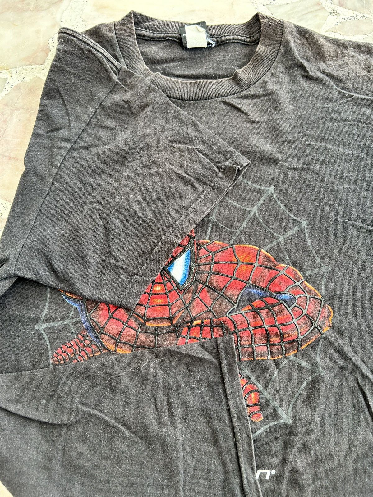 Marvel Comics Spiderman Vintage Front Hit Black Tee Size US L / EU 52-54 / 3 - 8 Thumbnail