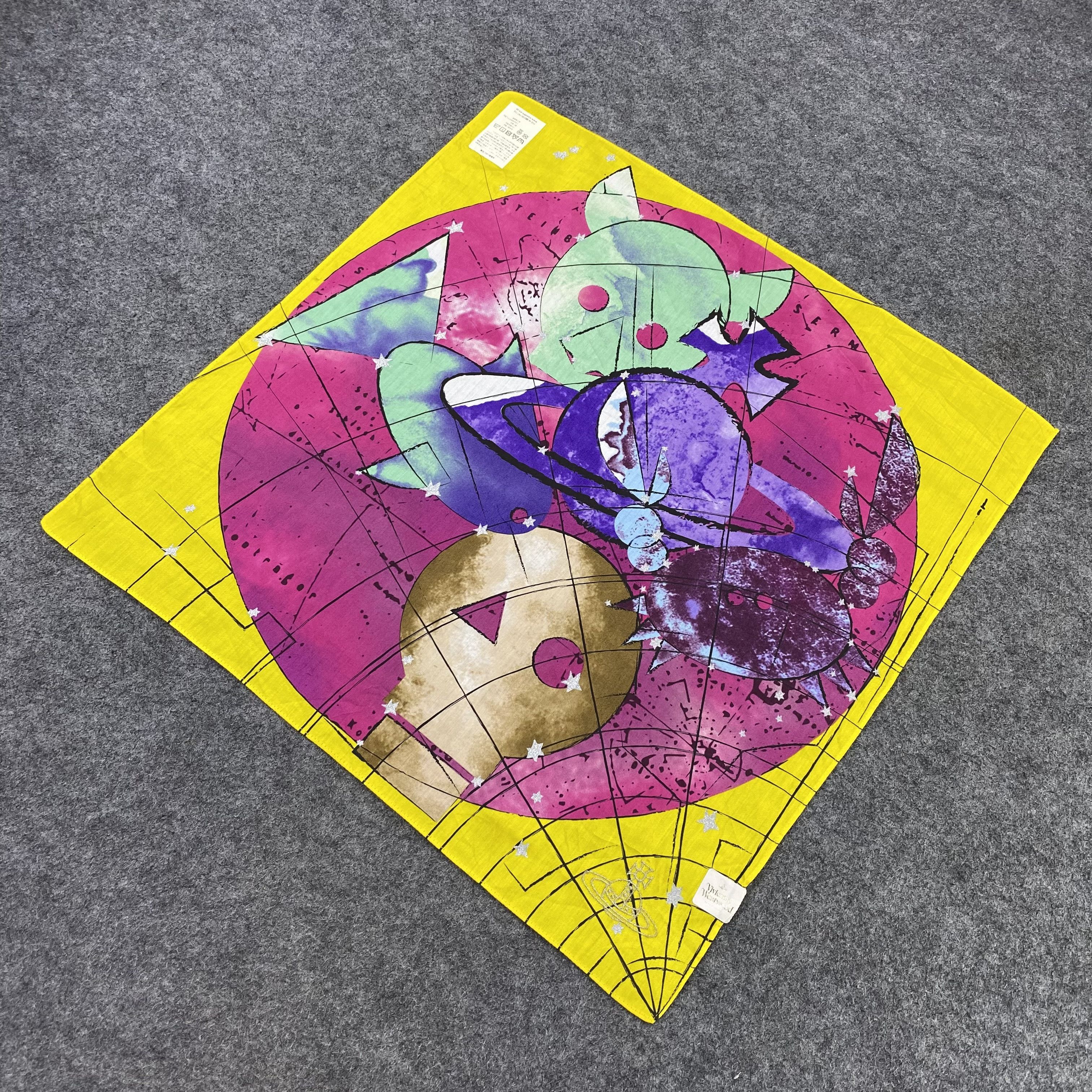 Vivienne Westwood Vivienne Westwood Handkerchief Neckerchief Bandana-B1581 Size ONE SIZE - 4 Thumbnail