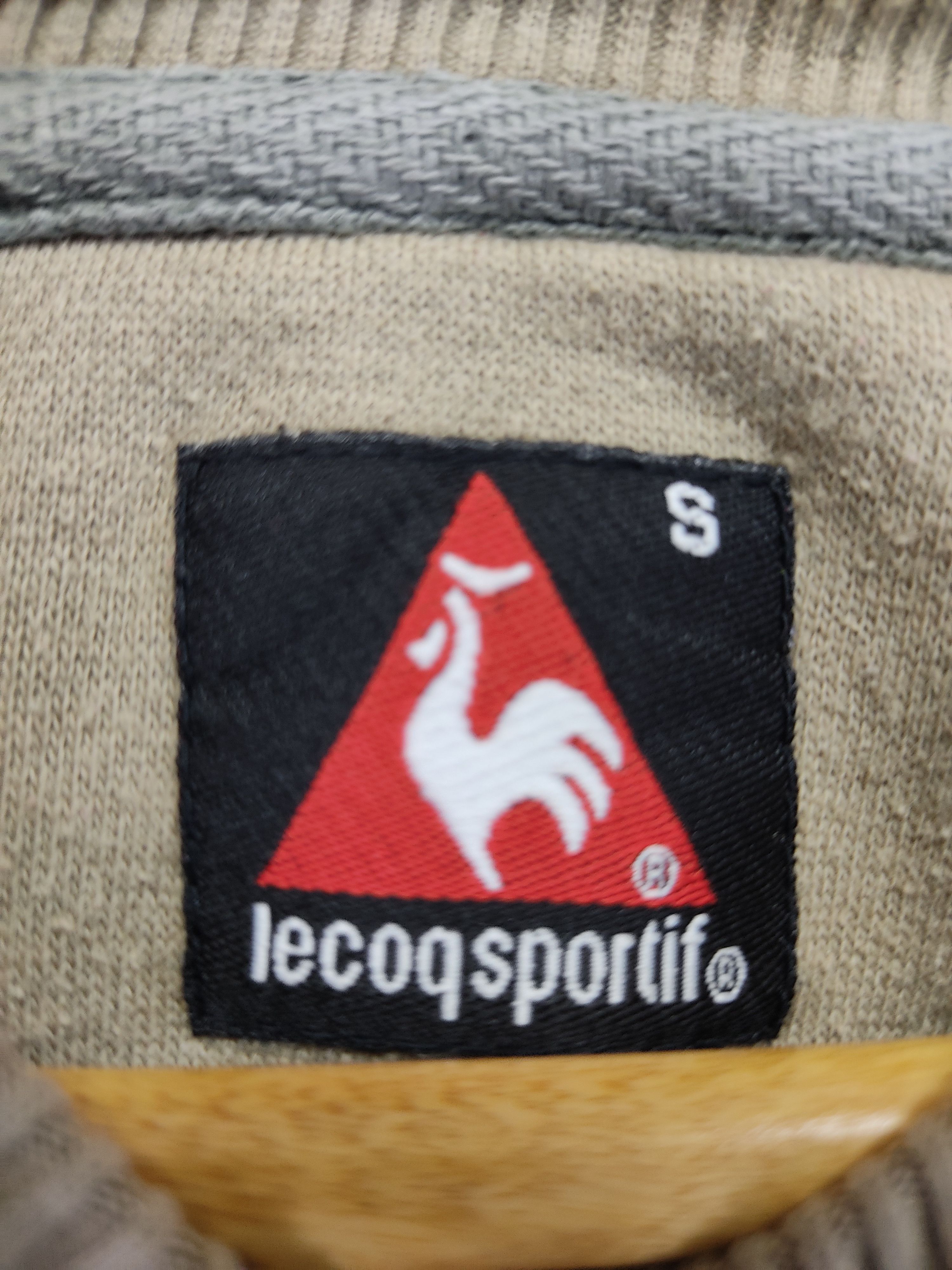 Le Coq Sportif Vintage Le Coq Sportif Sweatshirt Khaki Size US S / EU 44-46 / 1 - 3 Thumbnail