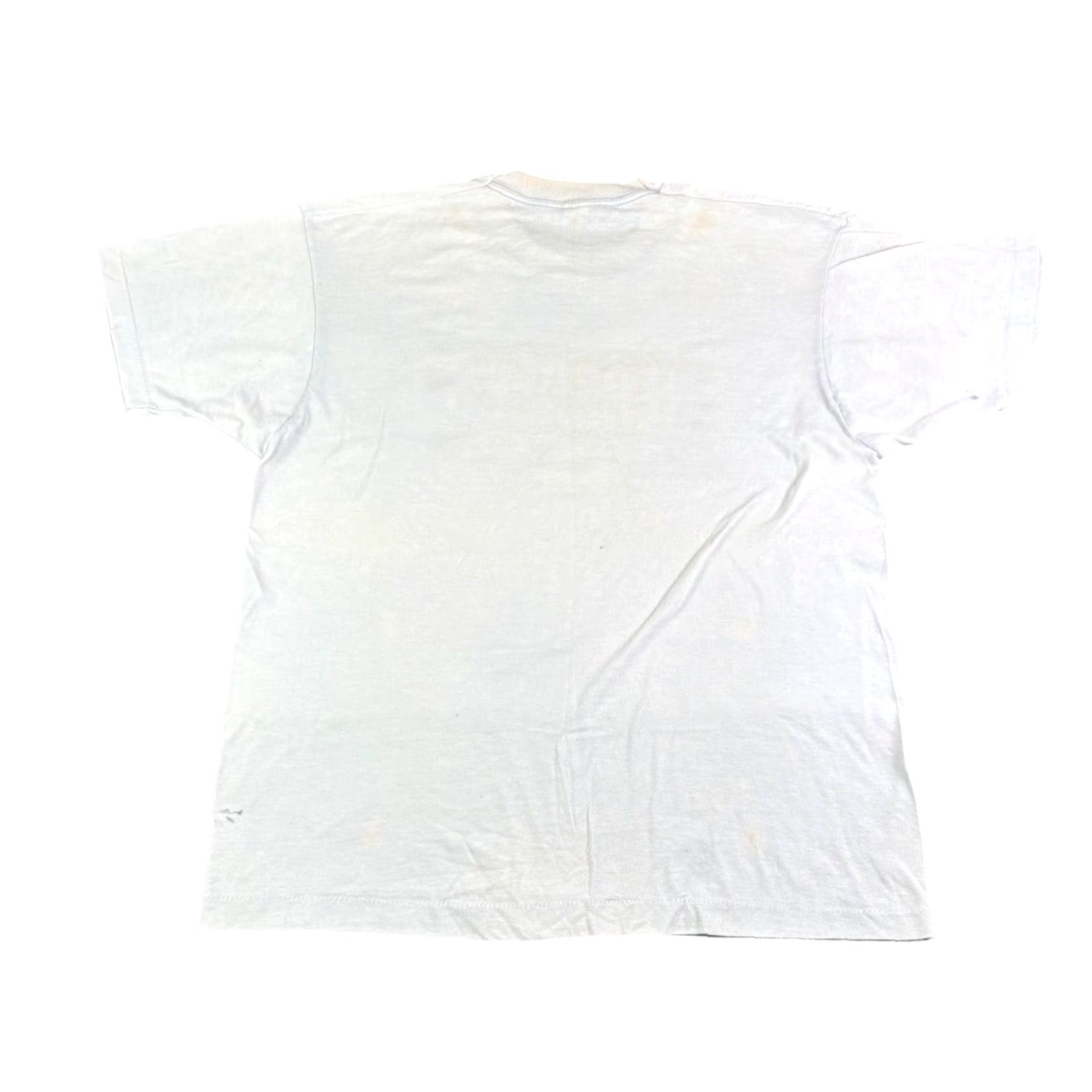 CHOCOOLATE VINTAGE Hershey's Milk Chocolate T Shirt XL White Single Stitch Distressed 80s Mens Graphic Tee Short Sleeve Grunge U.S. Cotton Blend 1980s Size US XL / EU 56 / 4 - 3 Thumbnail