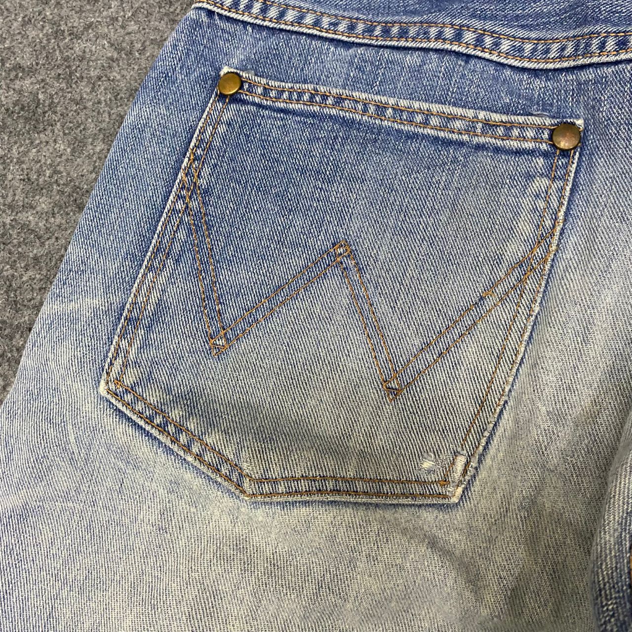 Wrangler Vintage 80s Wrangler Distressed Denim Size US 31 - 9 Thumbnail