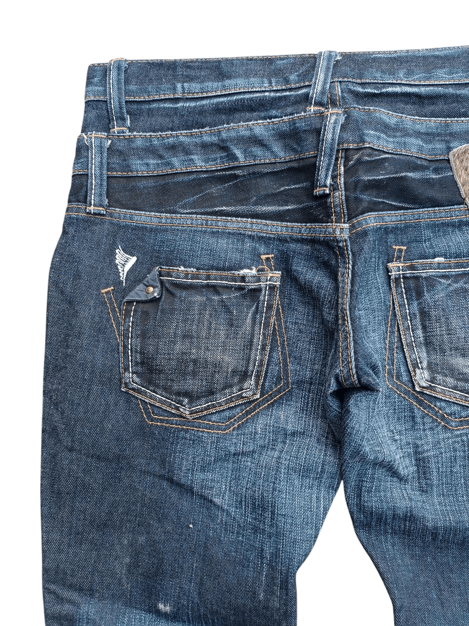 Japanese Brand Antgauge SP Platinium Double Waisted Denim E236 Size US 31 - 10 Thumbnail
