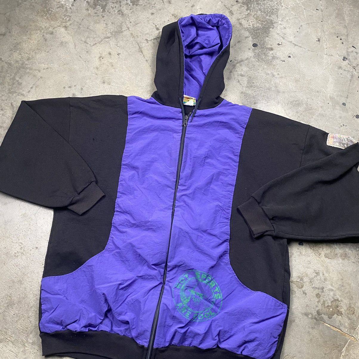Vintage 90s Kaboom Surf Hot Sports Are Cool Boxy Zip Up Size US M / EU 48-50 / 2 - 5 Thumbnail