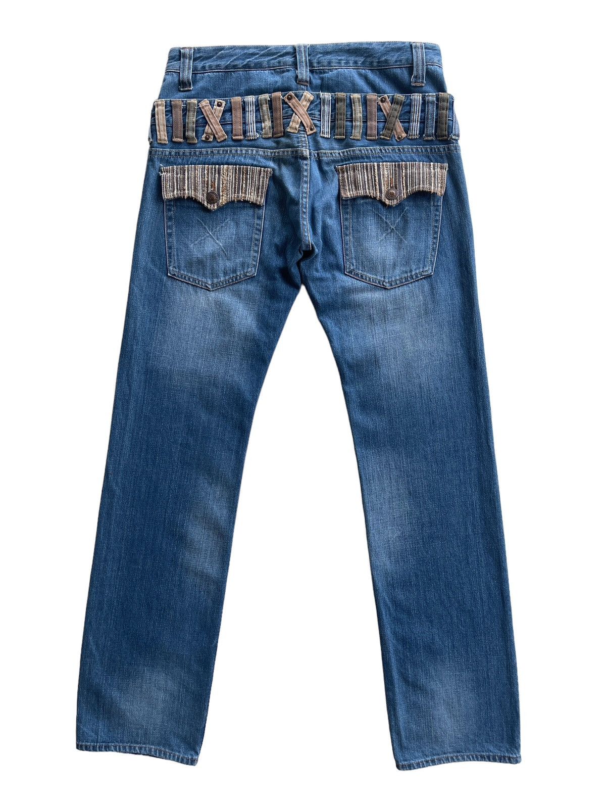 Japanese Brand Japanese Vintage Double Waist Denim Size US 32 / EU 48 - 2 Thumbnail