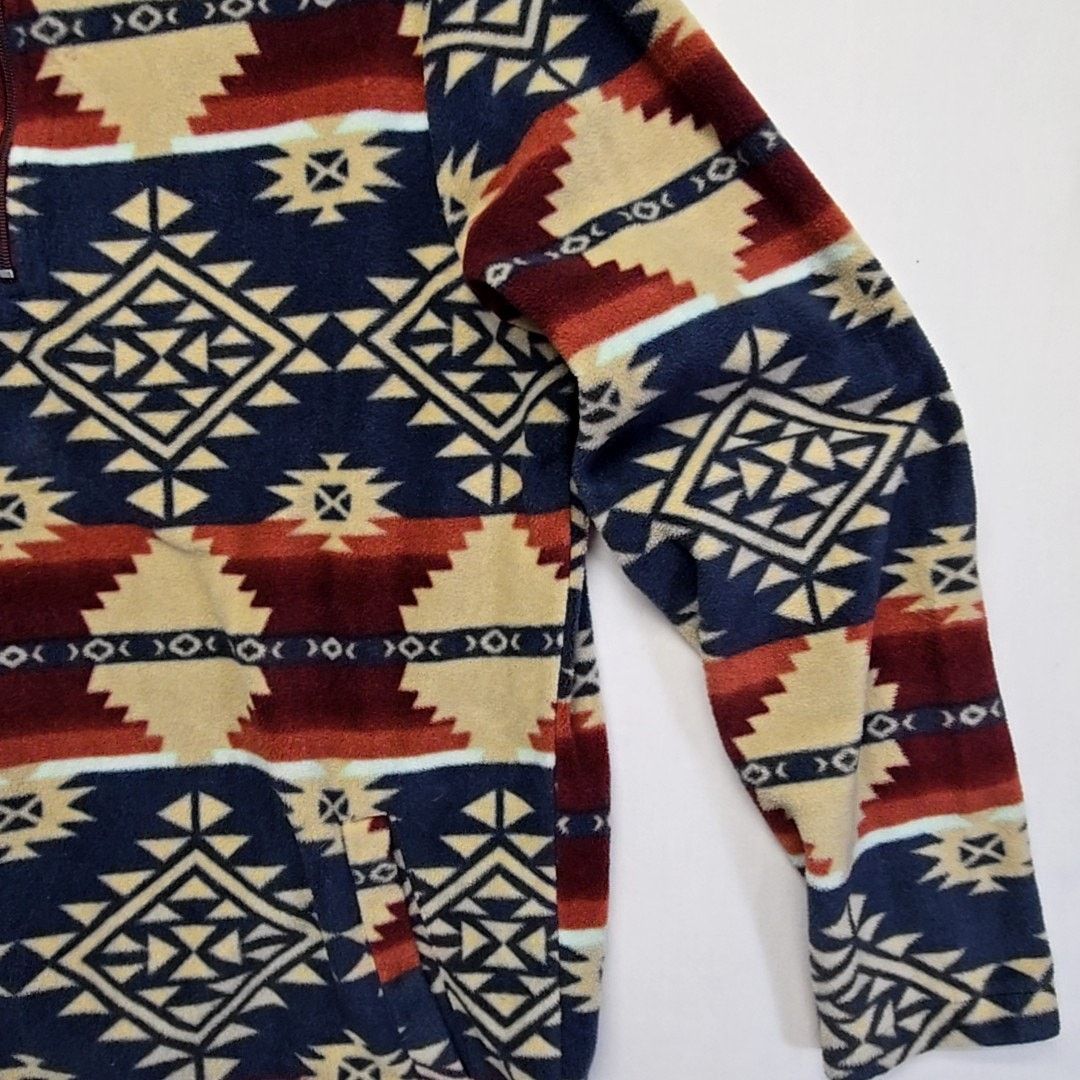 Pacsun Aztec Fleece Pullover Southwestern Multicolor M Sweatshirt Size US M / EU 48-50 / 2 - 3 Thumbnail