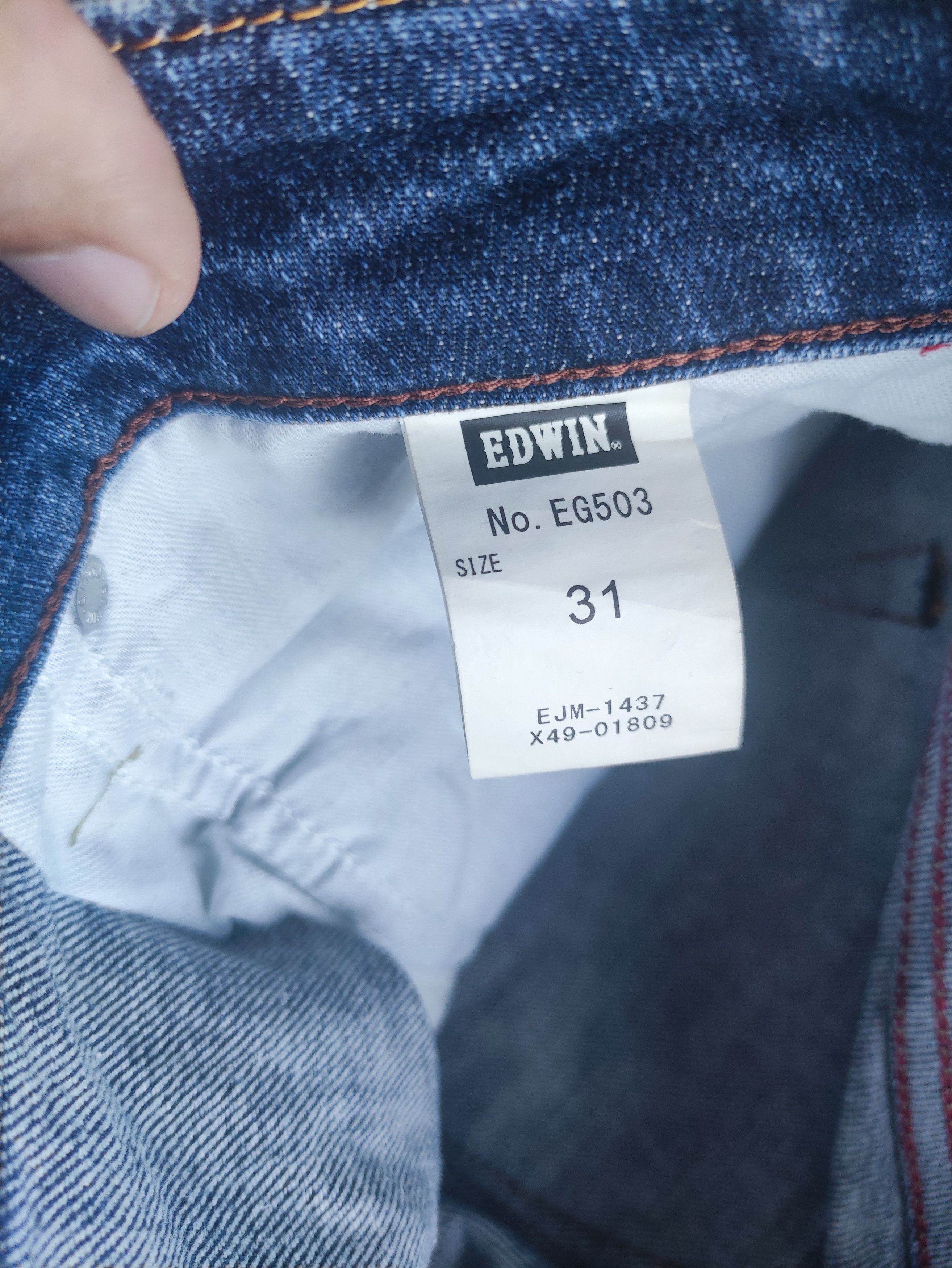 Edwin Vintage Edwin Brand Ripped Faded Denim Pants Size US 31 - 7 Thumbnail