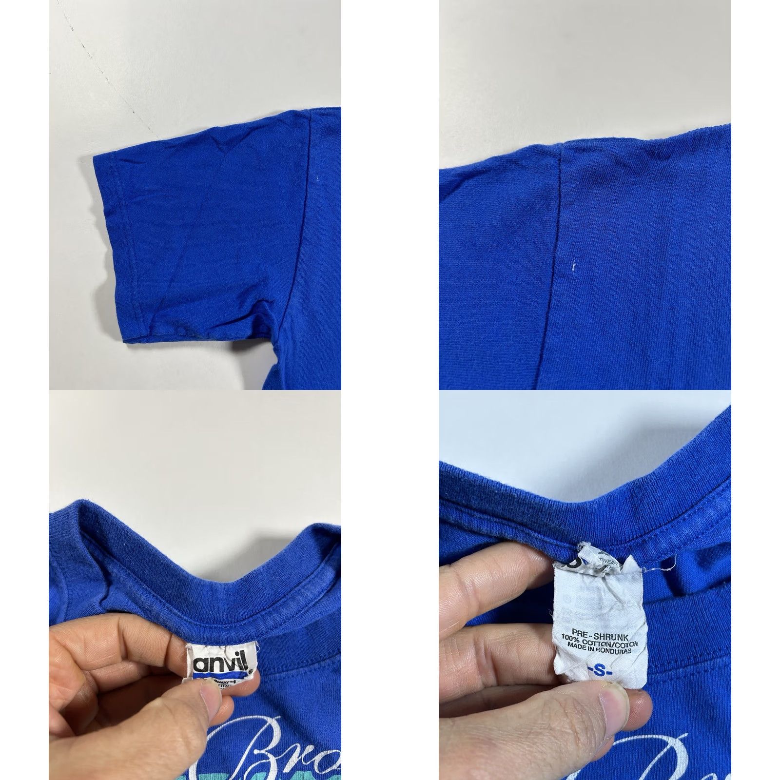 Anvil VINTAGE Jonas Brothers World Tour 2009 Shirt Size Small Blue Concert Band Tee Size US S / EU 44-46 / 1 - 8 Thumbnail