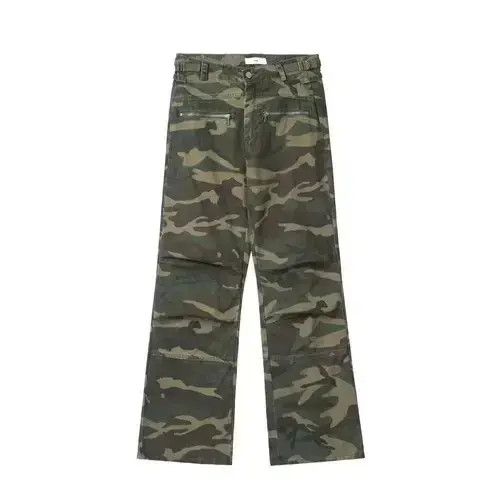 Designer × Japanese Brand × Vintage hiphop camo flared faded pants Size US 30 / EU 46 - 1 Thumbnail