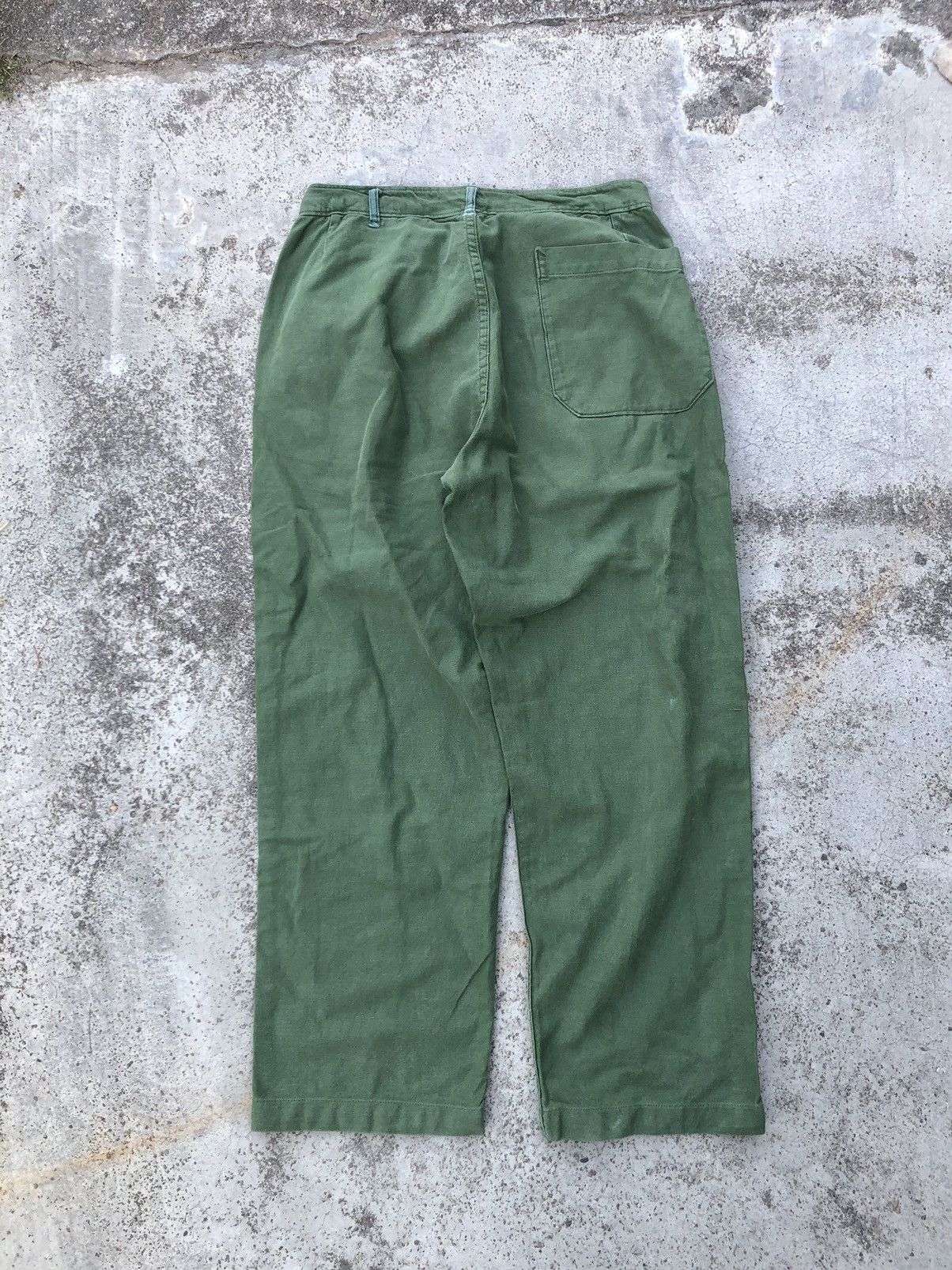 Vintage BAGGY UNKNOWN VINTAGE MILITARY PANT Size US 29 - 3 Thumbnail