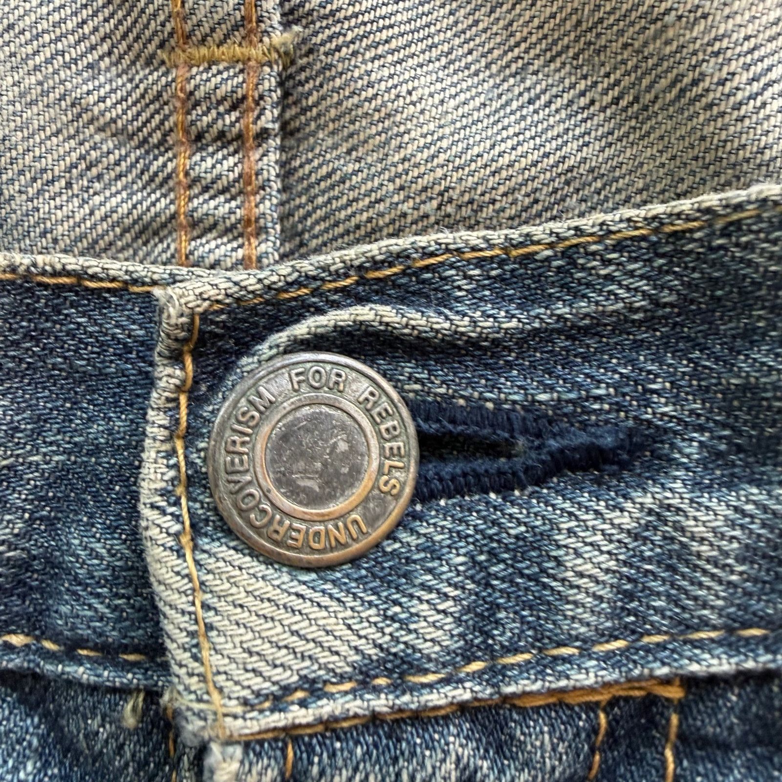 Undercover Undercover AW06 "Guru Guru" Bug Insect Denim Size US 34 / EU 50 - 10 Thumbnail