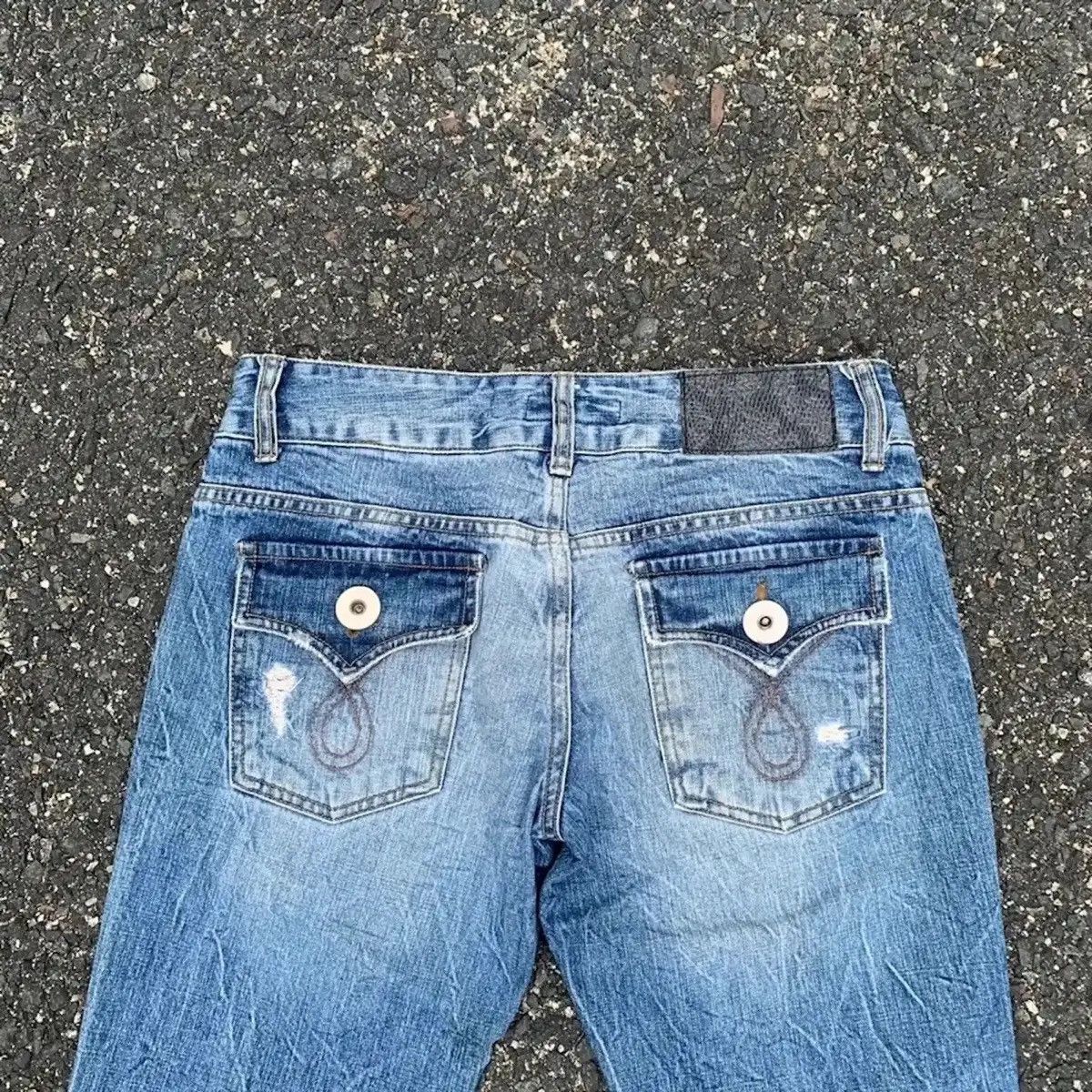 Japanese Brand FLARE/BOOTCUT 💥 VINTAGE VENCE JEANS DISTRESSED DENIM PANTS Size US 28 / EU 44 - 12 Thumbnail