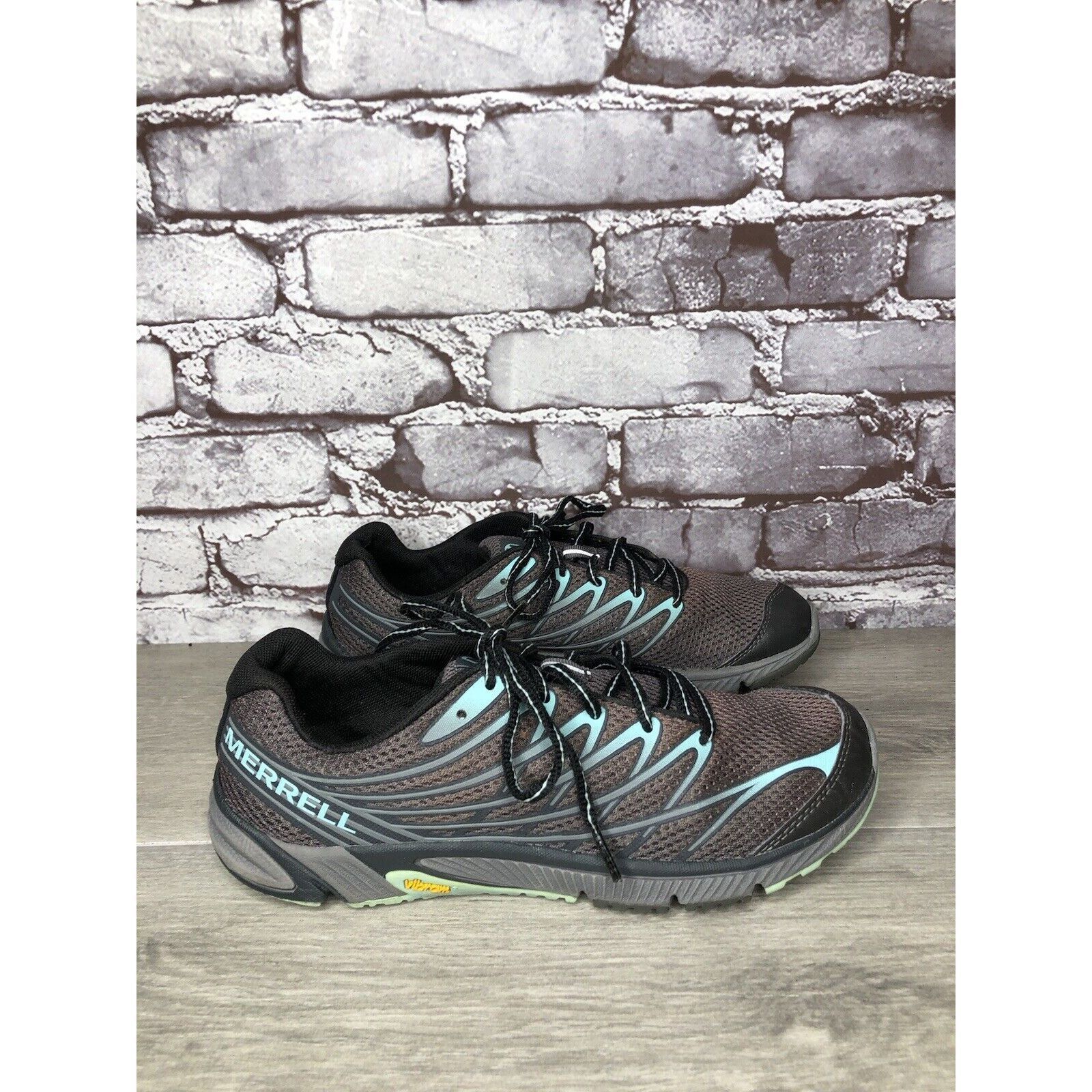 Merrell MERRELL Adventurine Black Aqua Mesh Lace Up Running Shoes Wo Size US 8.5 / IT 38.5 - 12 Thumbnail