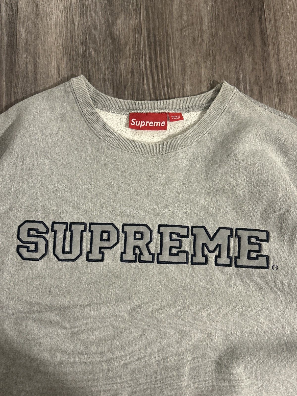 Supreme 90’s Supreme spell out logo crewneck sweatshirt Size US L / EU 52-54 / 3 - 2 Thumbnail