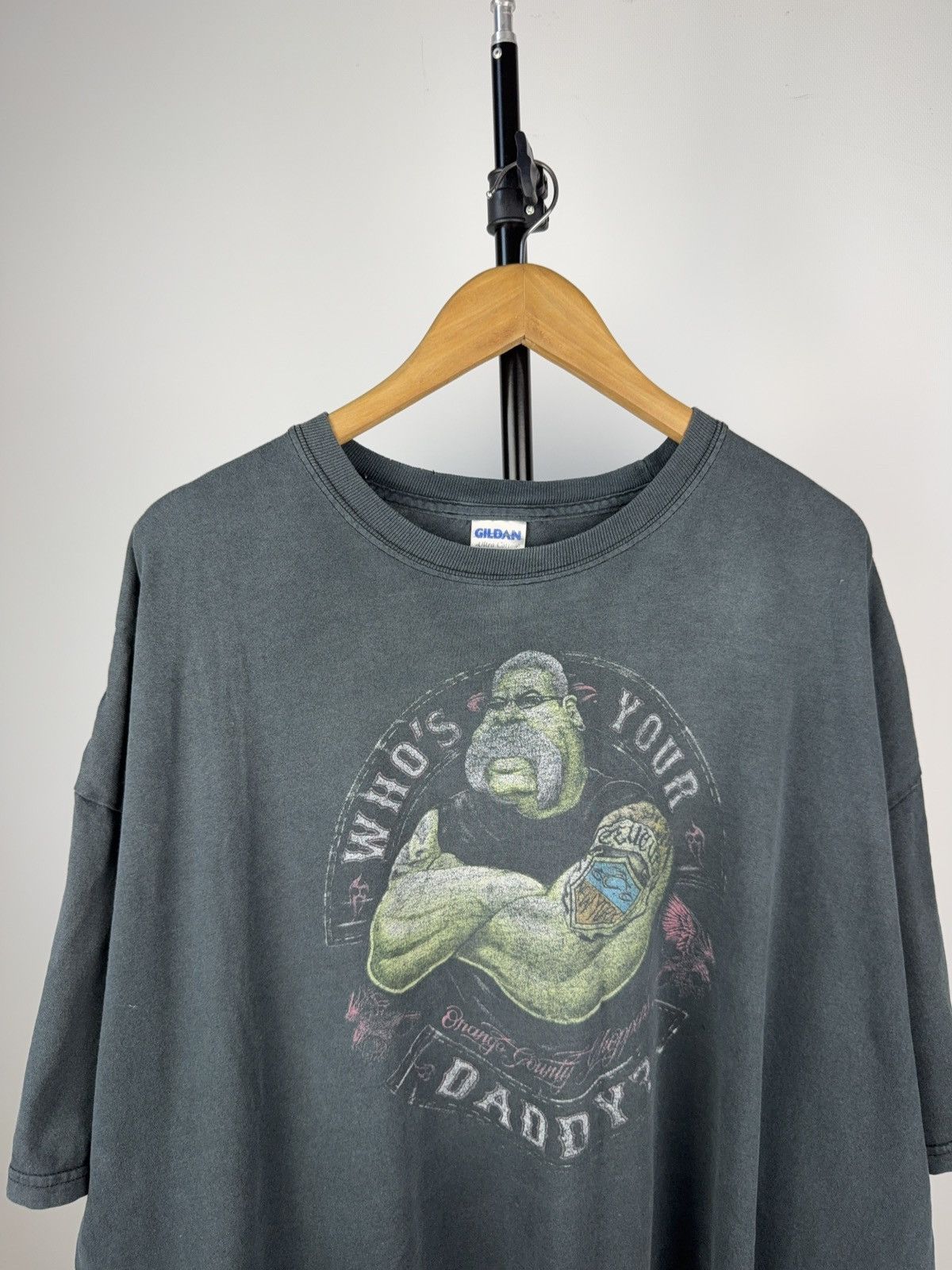 Harley Davidson 00s Who’s Your Daddy Hulk Tee Gildan 3XL Funny Graphic Size US XXL / EU 58 / 5 - 2 Thumbnail
