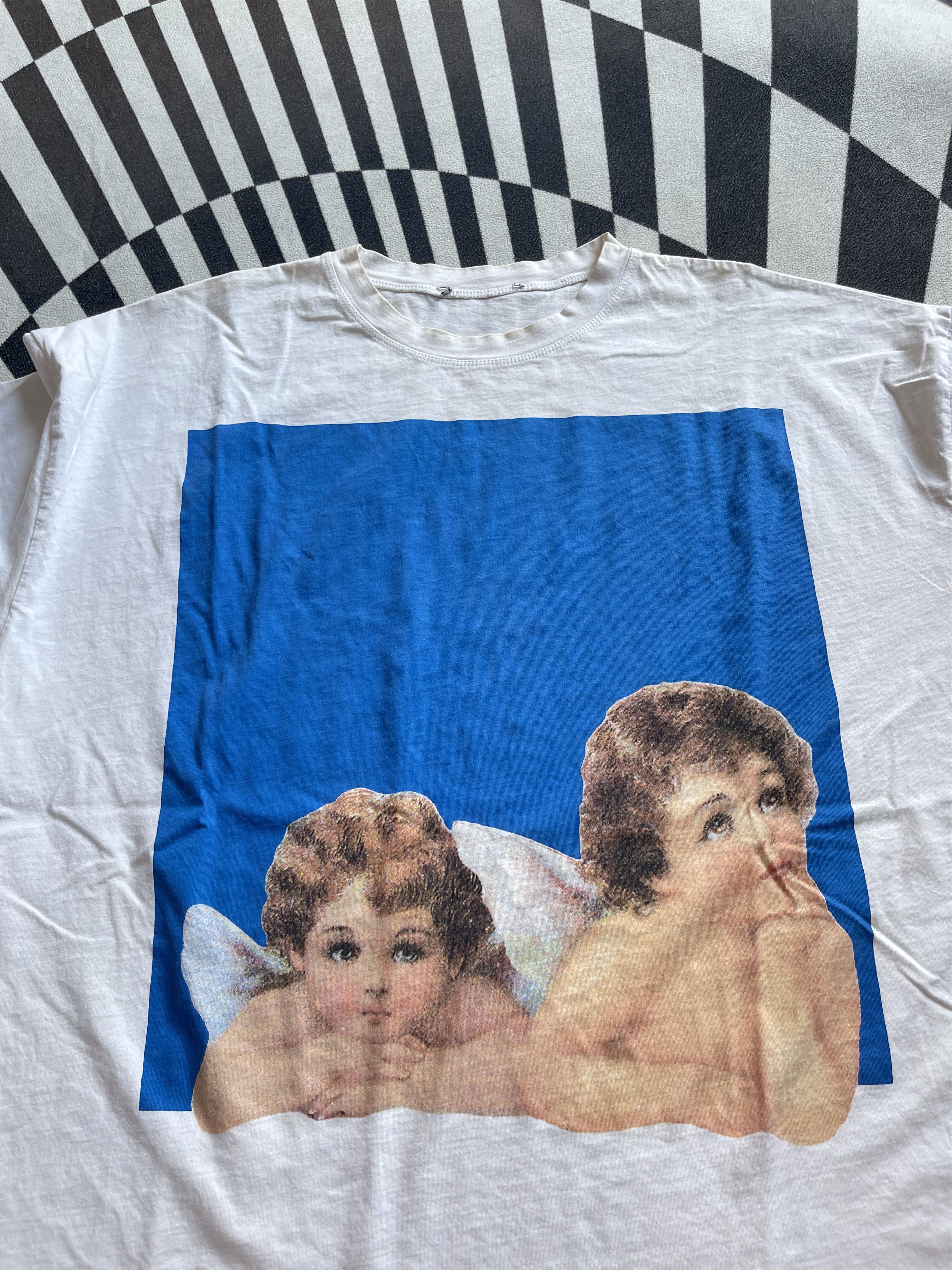 Arts & Science Vintage 90s Fiorucci Angels Cherub Tee Size US L / EU 52-54 / 3 - 3 Thumbnail