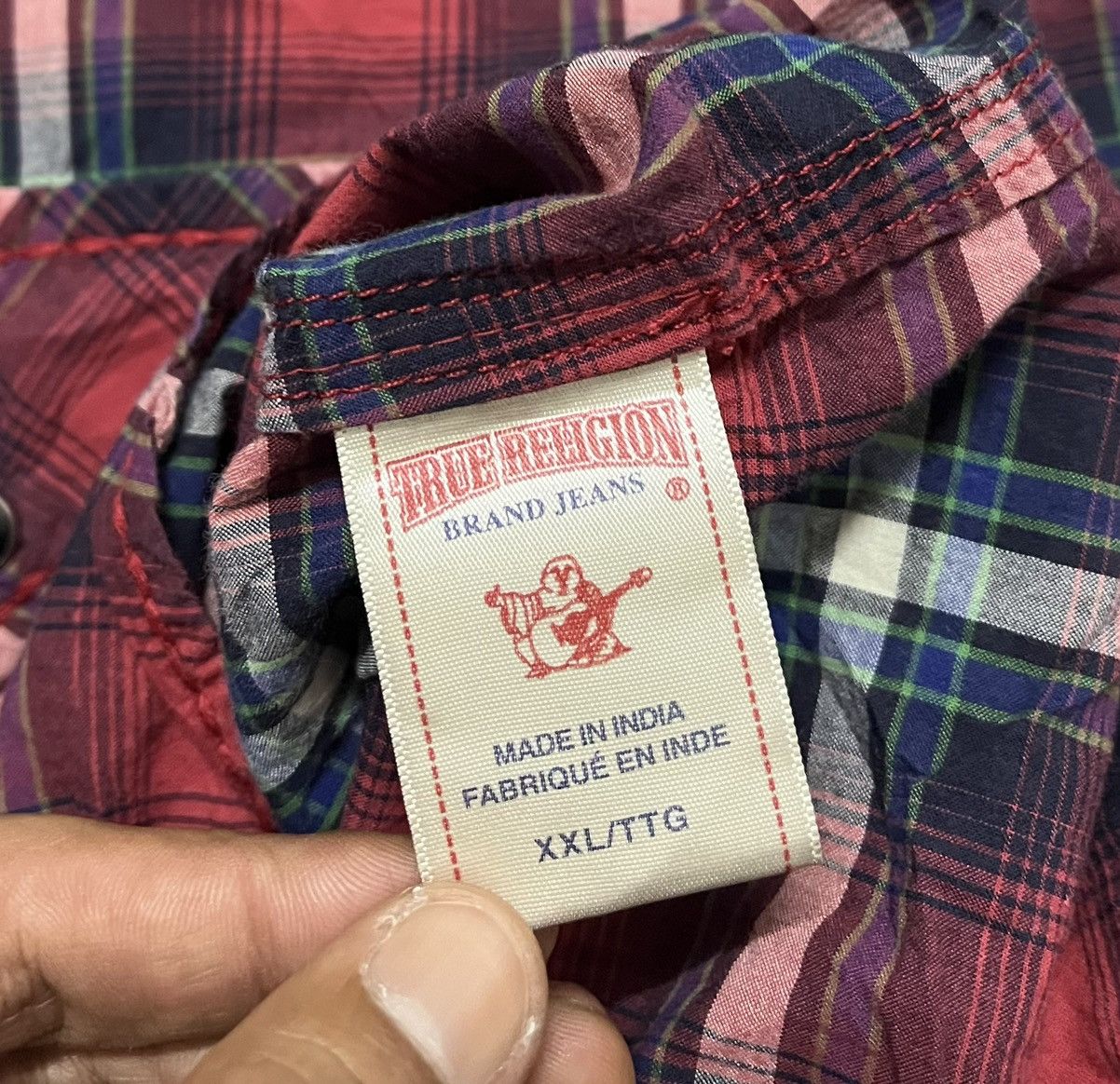True Religion TRUE RELIGION Western Flannel Rare Button Up Shirt Size US XL / EU 56 / 4 - 10 Thumbnail
