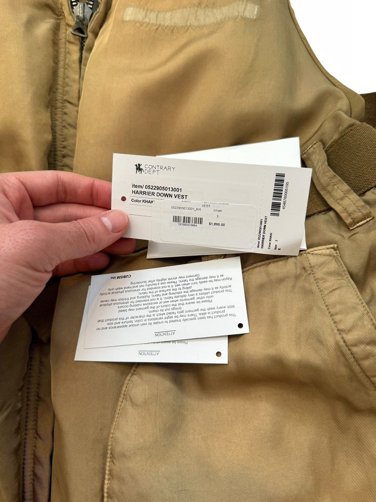 Visvim Dmgd Finish Harrier Vest Contrary Khaki Size US L / EU 52-54 / 3 - 22 Thumbnail