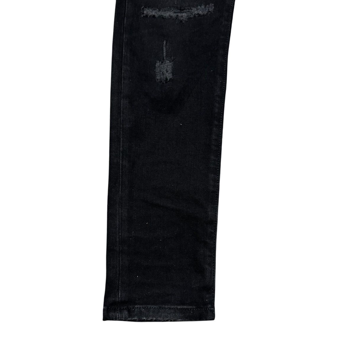 Represent Clo. Represent Jet Black Repairer Denim Jeans Size US 28 / EU 44 - 9 Thumbnail