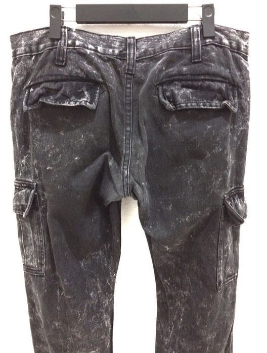 Seditionaries Japanese Brand K.U.I Acid Wash Multipocket Cargo Pant Size US 34 / EU 50 - 6 Thumbnail