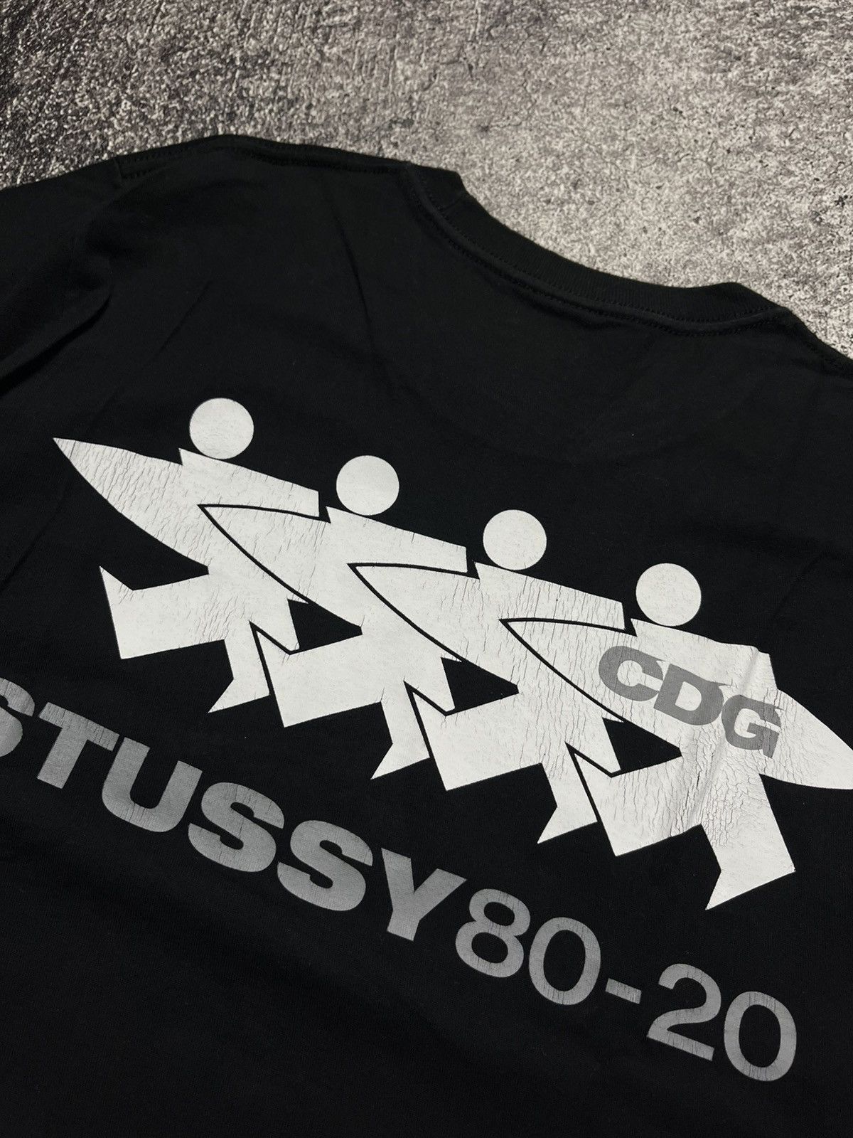 Comme des Garcons × Stussy Stussy X CDG Black T-Shirts Size US M / EU 48-50 / 2 - 2 Thumbnail
