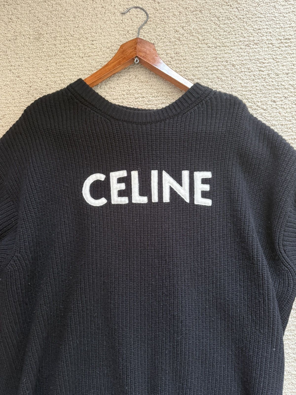 Celine Celine Knitwear Logo Sweater Size US S / EU 44-46 / 1 - 2 Thumbnail