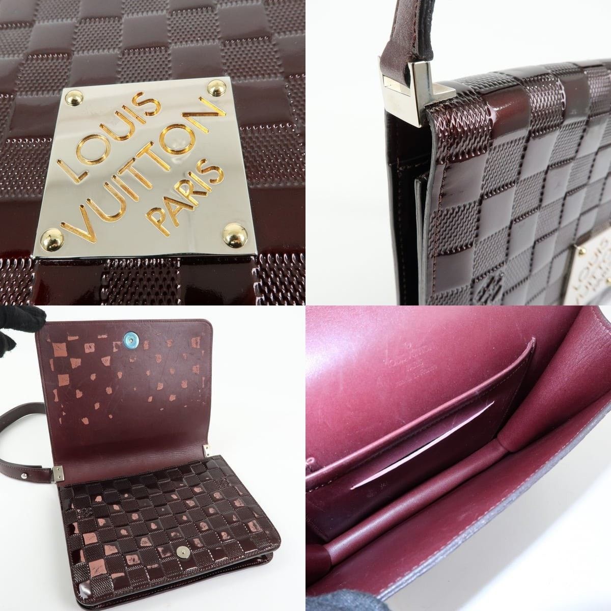 Louis Vuitton Louis Vuitton Damier Vernis Cabaret Shoulder Bag Patent Size ONE SIZE - 6 Thumbnail