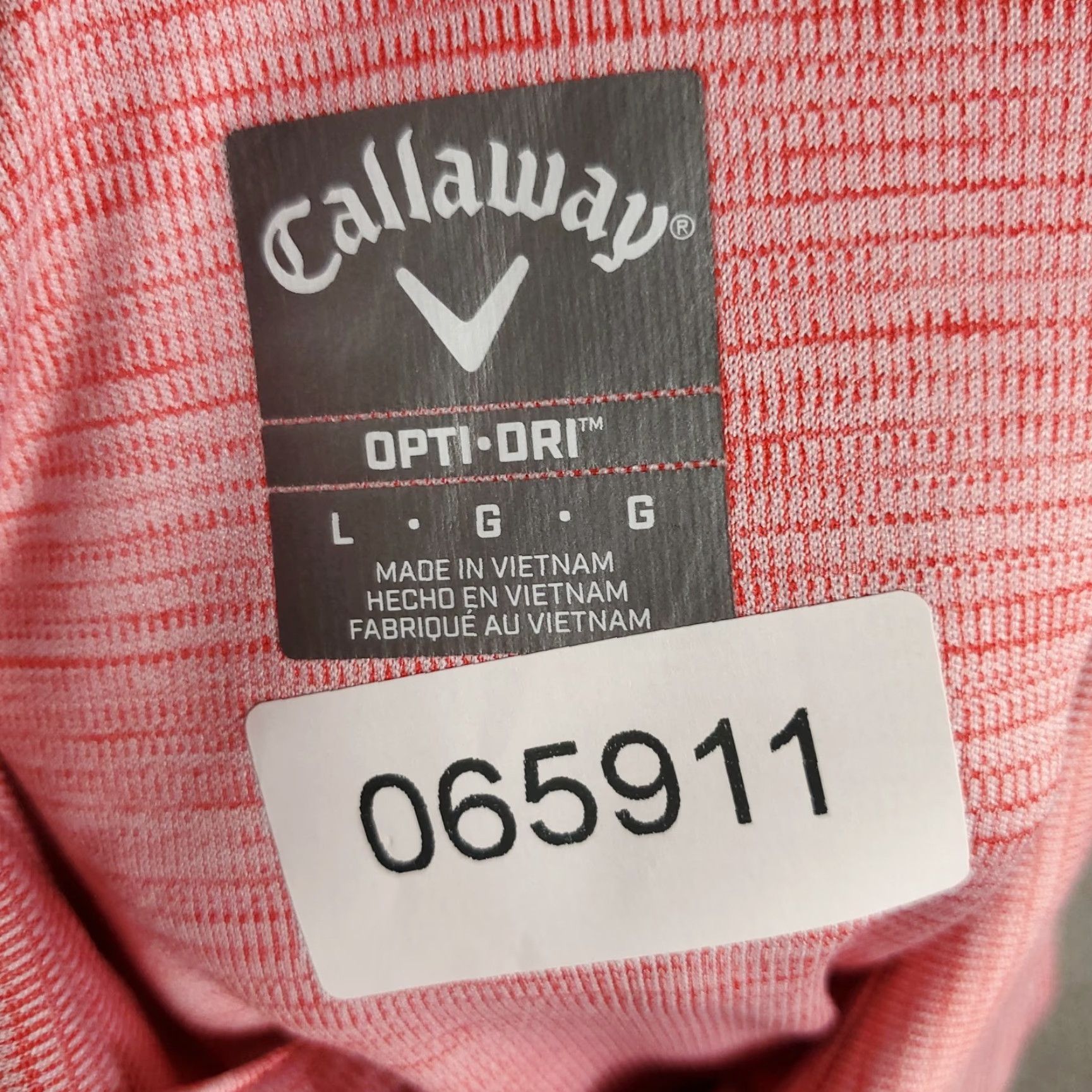 Callaway Callaway Polo Shirt Mens Size L Pink Opti Dri Fit Golf Short Sleeve Polo Shirt Mens Pink Callaway Regular Size L Size US L / EU 52-54 / 3 - 7 Thumbnail