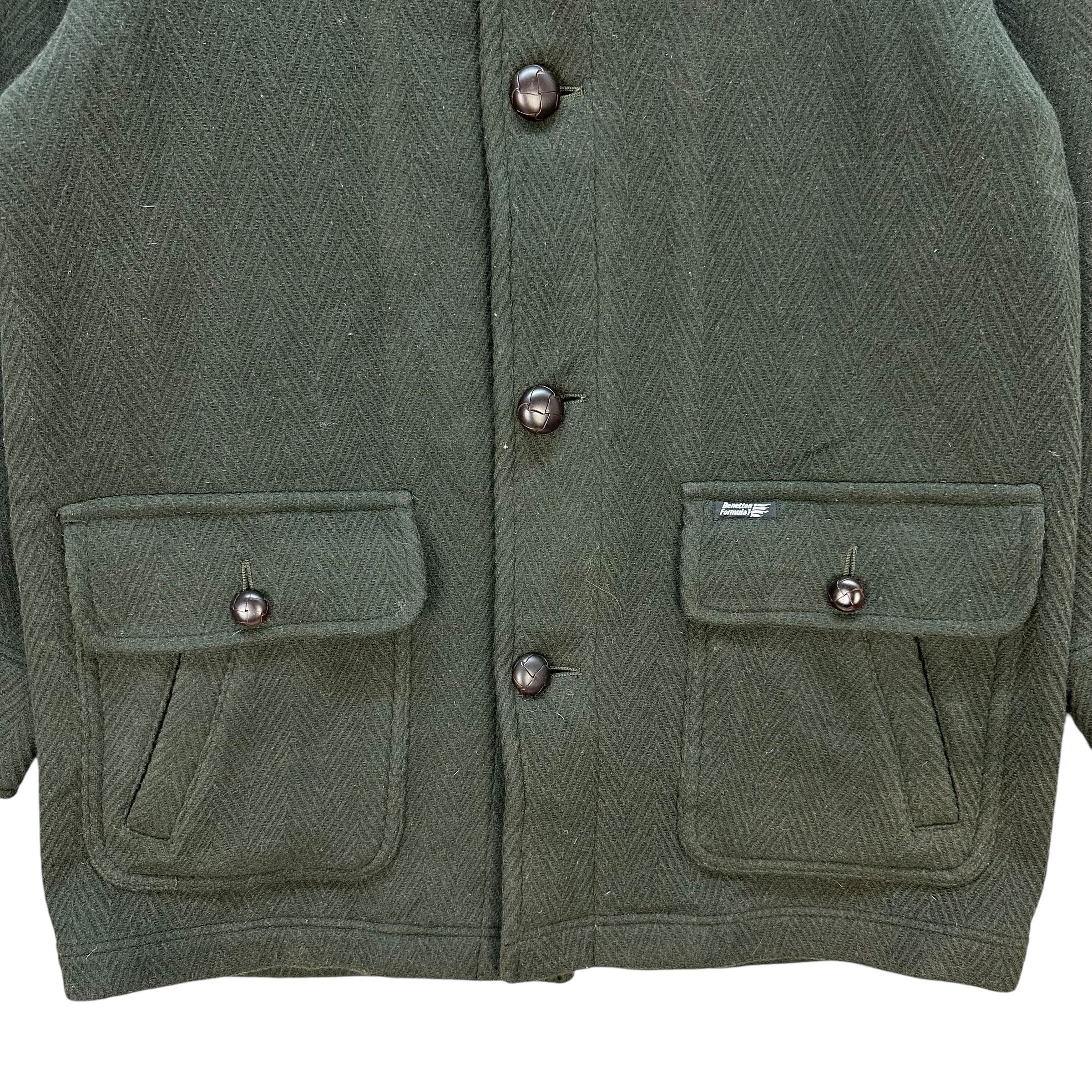 Benetton 90's BENETTON FORMULA 1 Racing Team Wool Jacket #A70-1713 Size US M / EU 48-50 / 2 - 3 Thumbnail