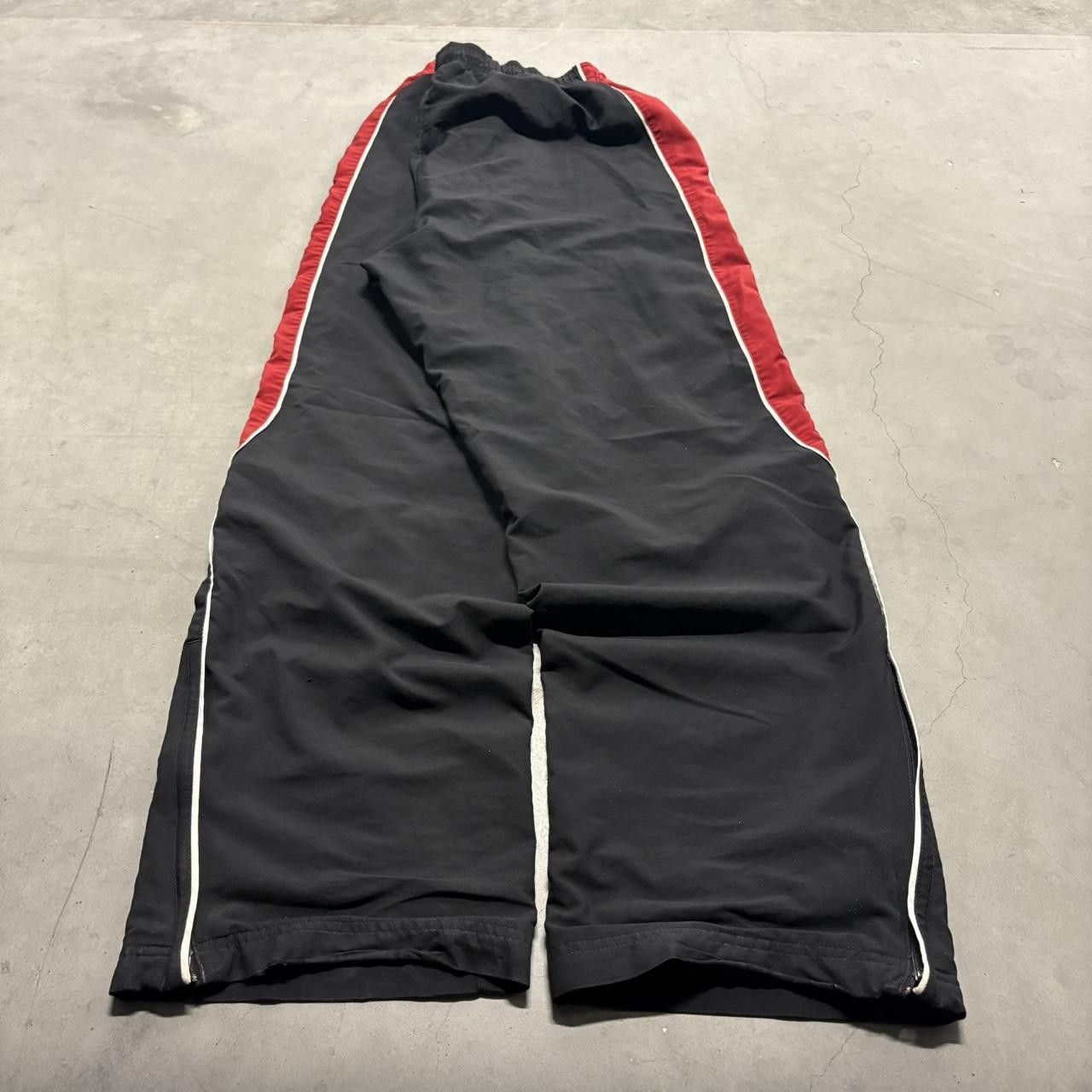 Reebok Crazy Vintage Y2K/2000s Baggy Reebok Black Striped Trackpants! Size US 34 / EU 50 - 5 Thumbnail